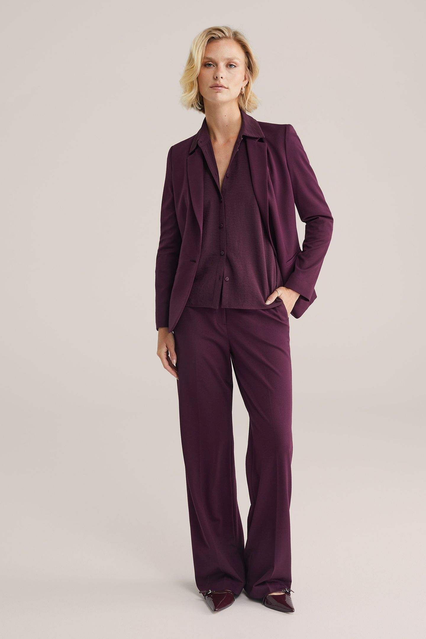 TROUSER AUBERGINE 3