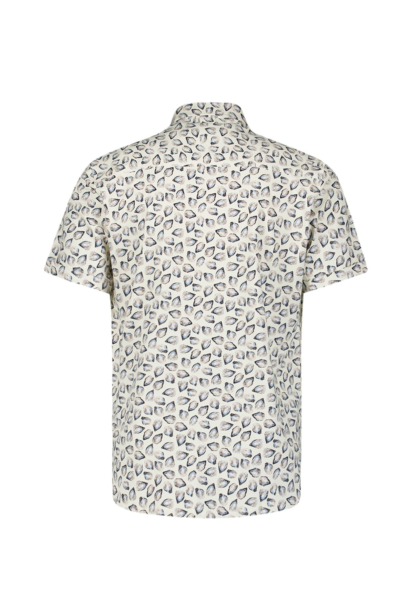 SHIRT SHORT SLEEVE JERSEY ALLOVER PRINTED OFFWHITE 5