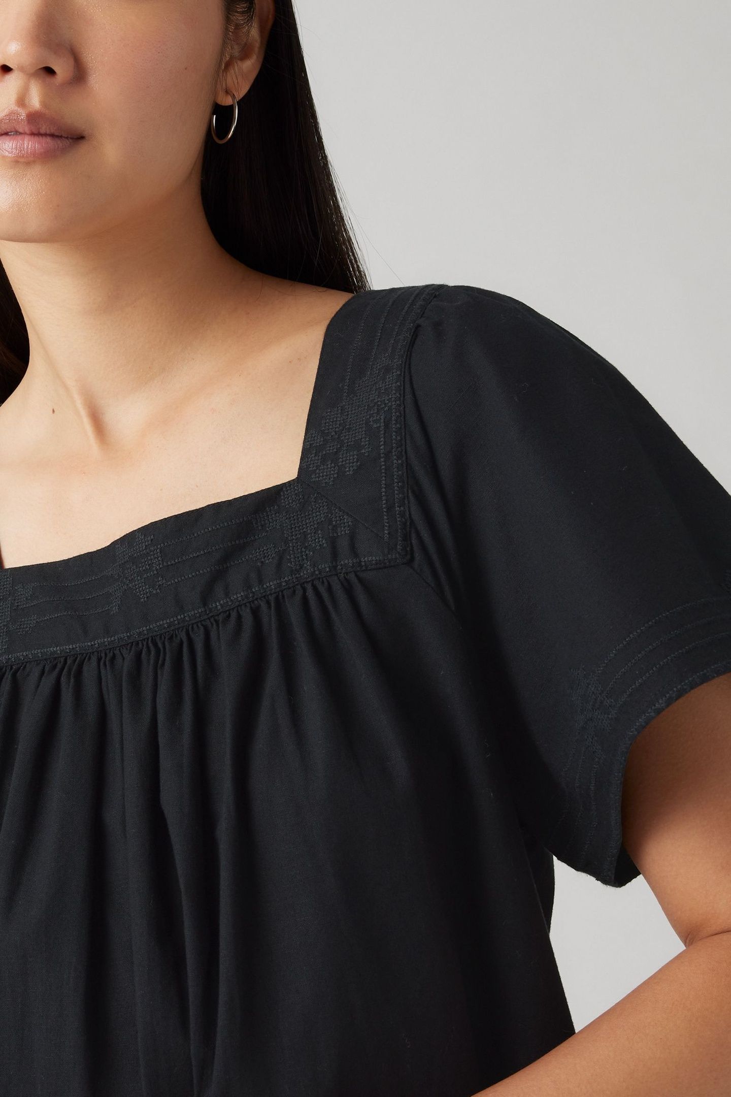 AMBRE BABYDOLL DRESS BLACK 3