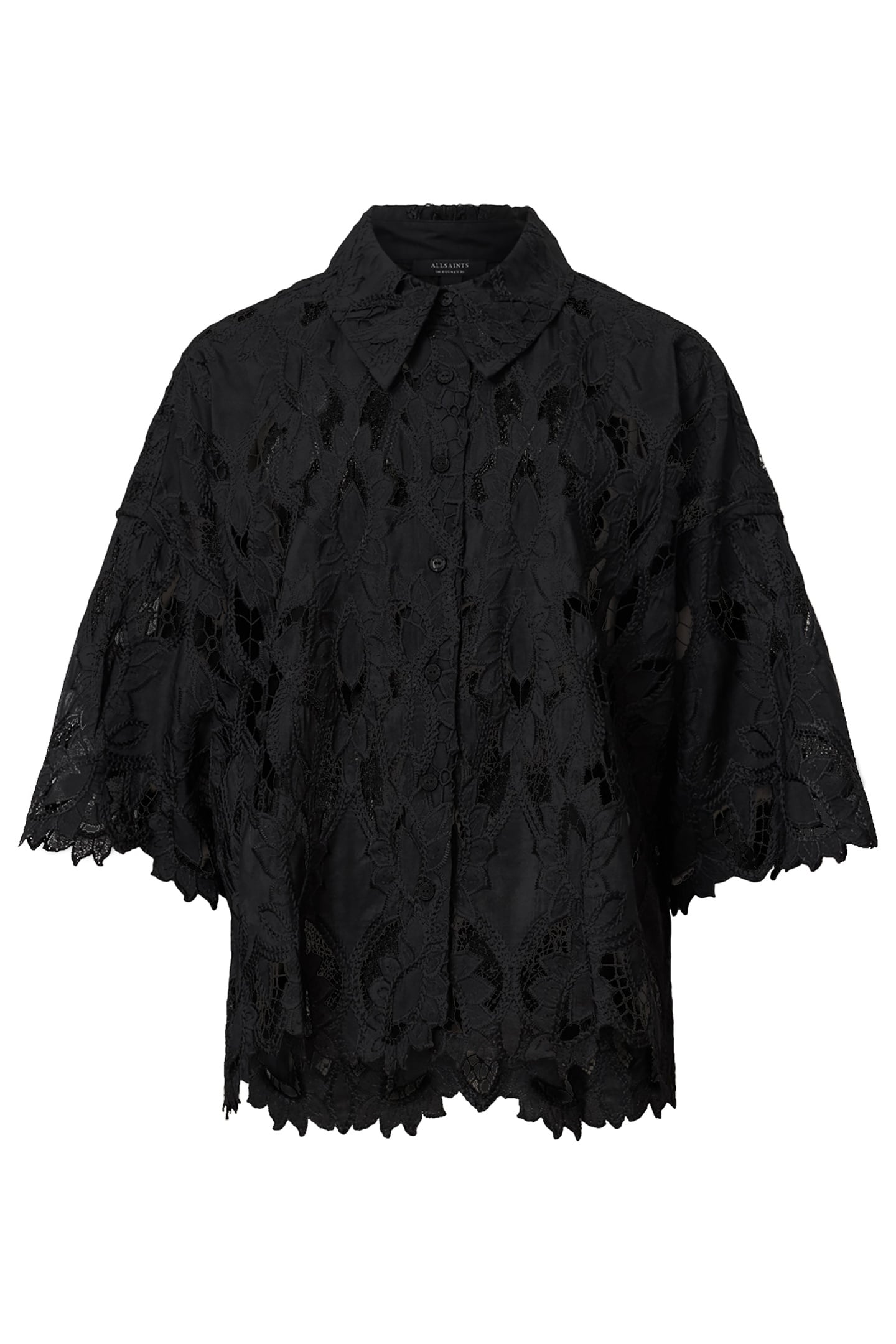 CHARLI EMB SHIRT BLACK 6