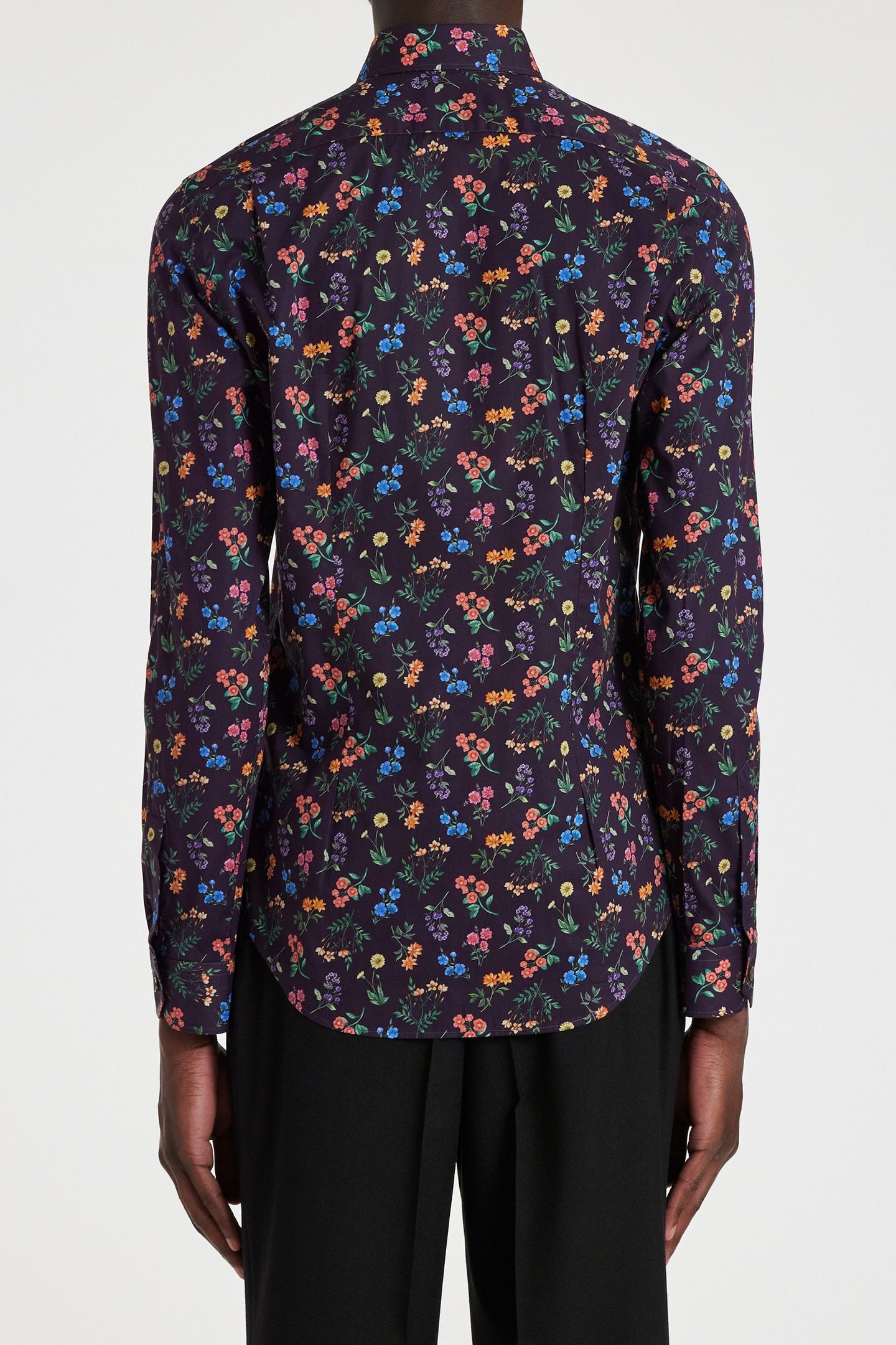 S/C SUPER SLIM FIT SHIRT VERY DARK NAVY 3