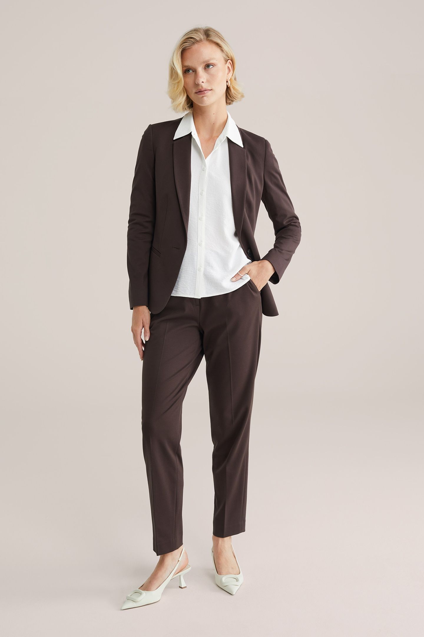 TROUSER DARK BROWN 3