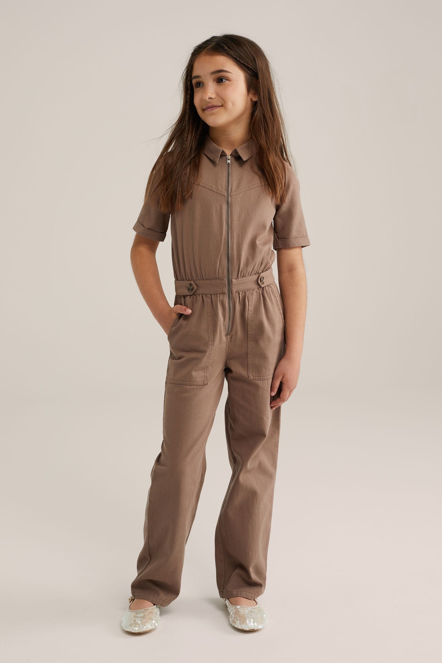 JUMPSUIT LIGHT BROWN 1