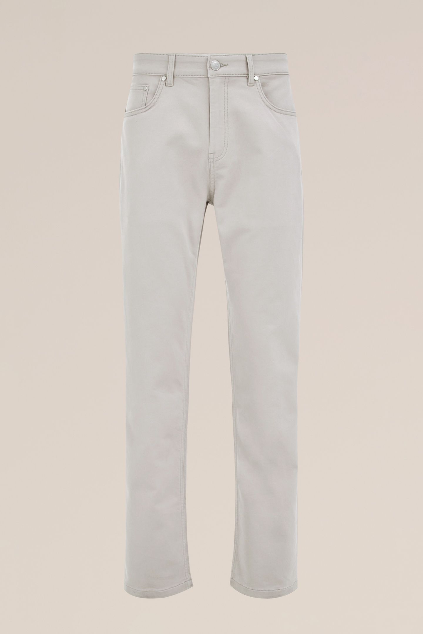 5-POCKET MID WAIST LIGHT GREY 4