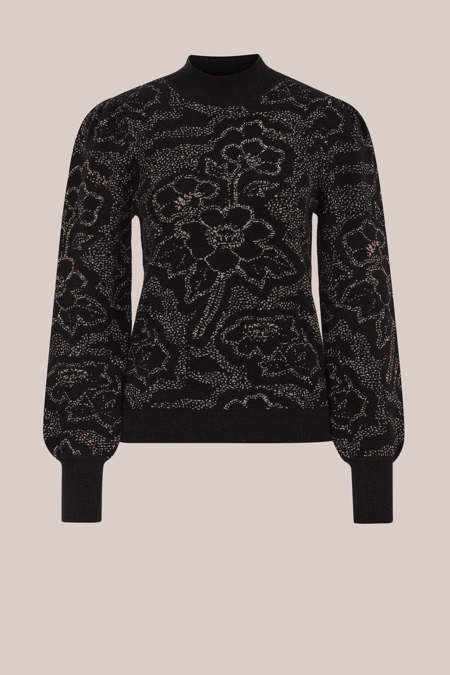 KNITTED PULLOVER BLACK 4