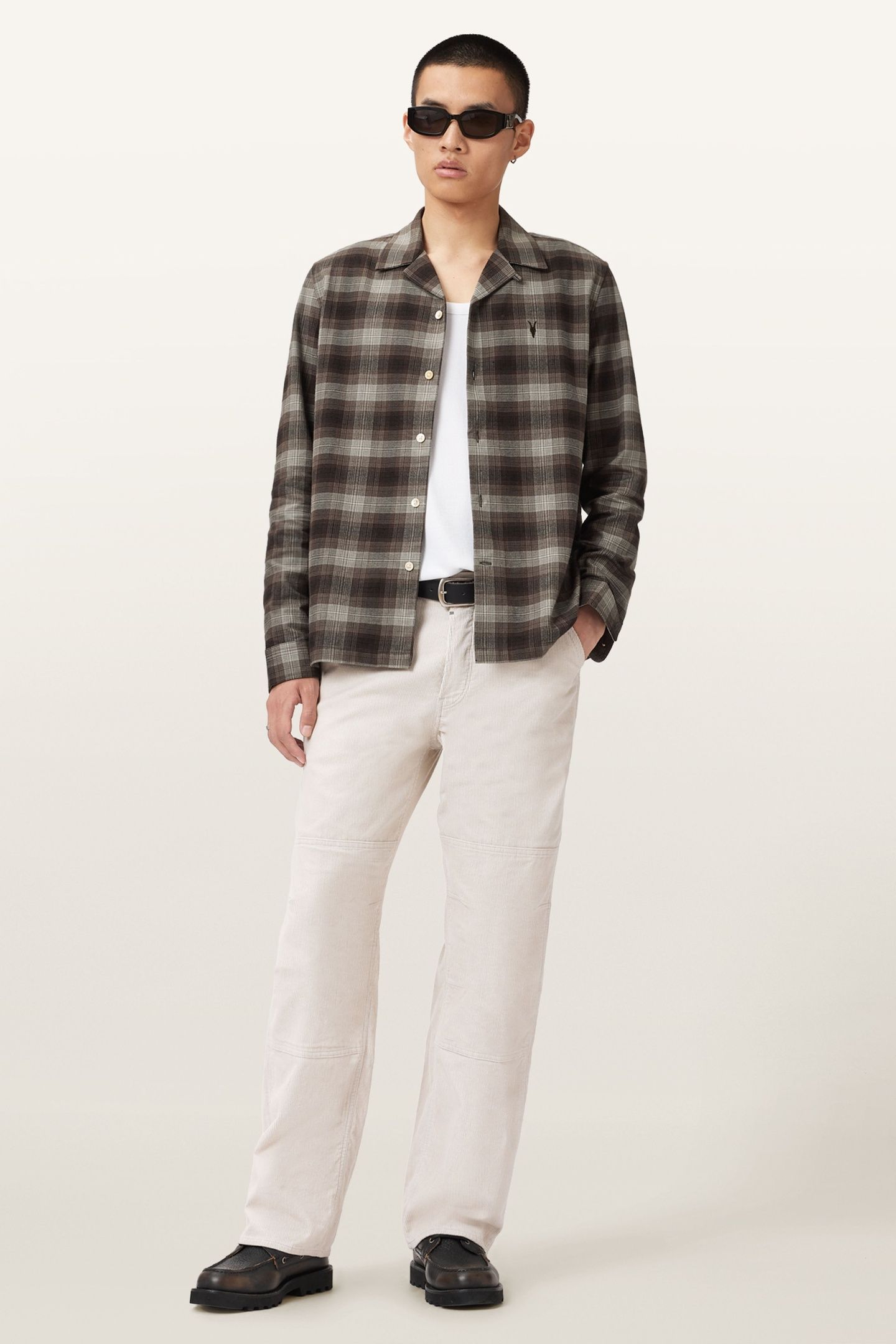 INIKO LS SHIRT MOLE BROWN 3
