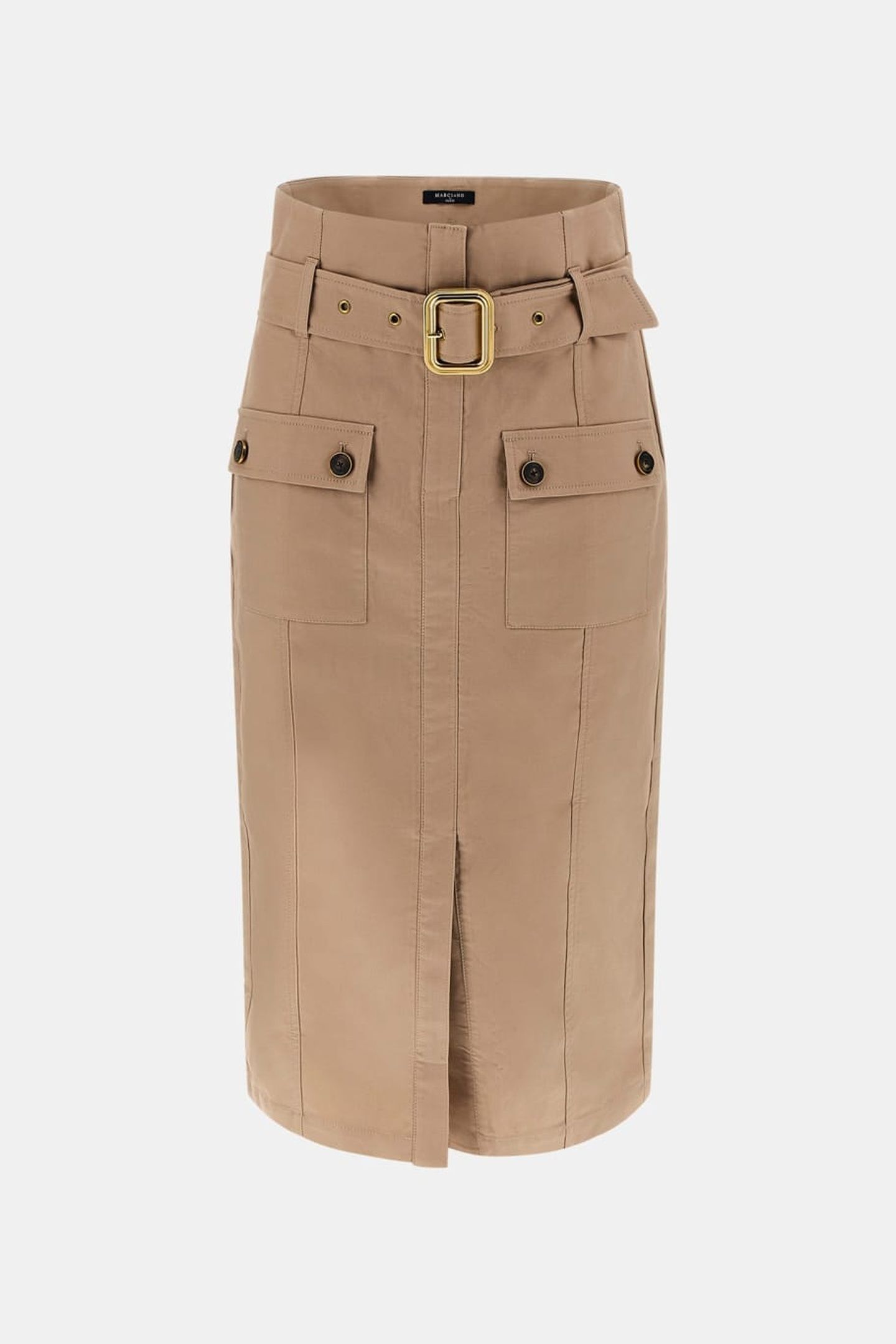 MARCIANO BY GUESS CINDY MIDI SKIRT NATURAL ALMOND 4