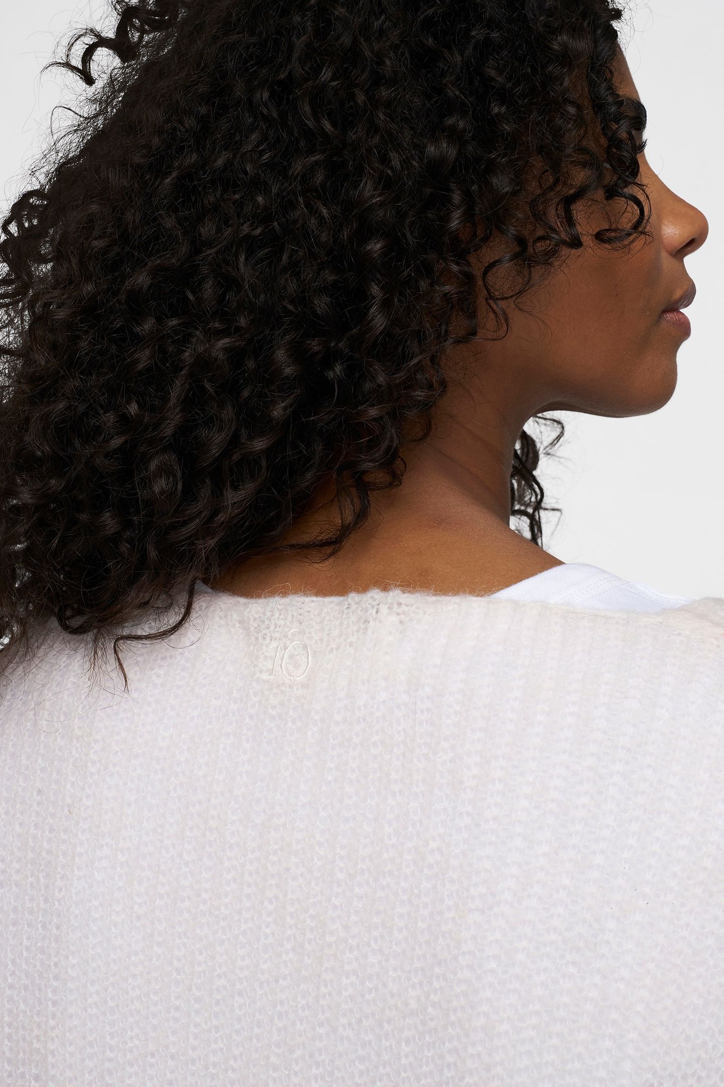 DEEP NECK KNIT SWEATER MARSHMALLOW 6