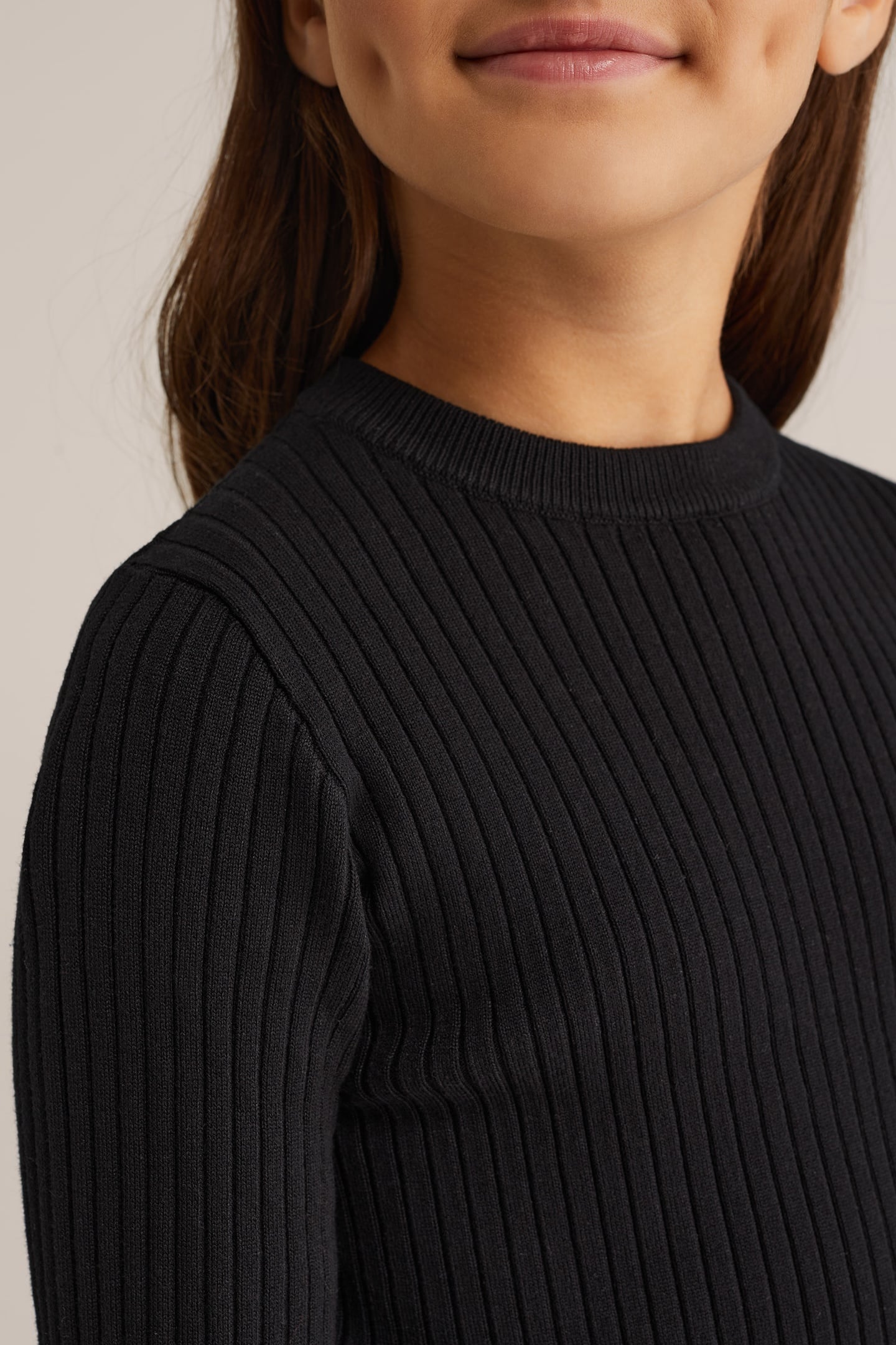 KNITTED PULLOVER BLACK 5