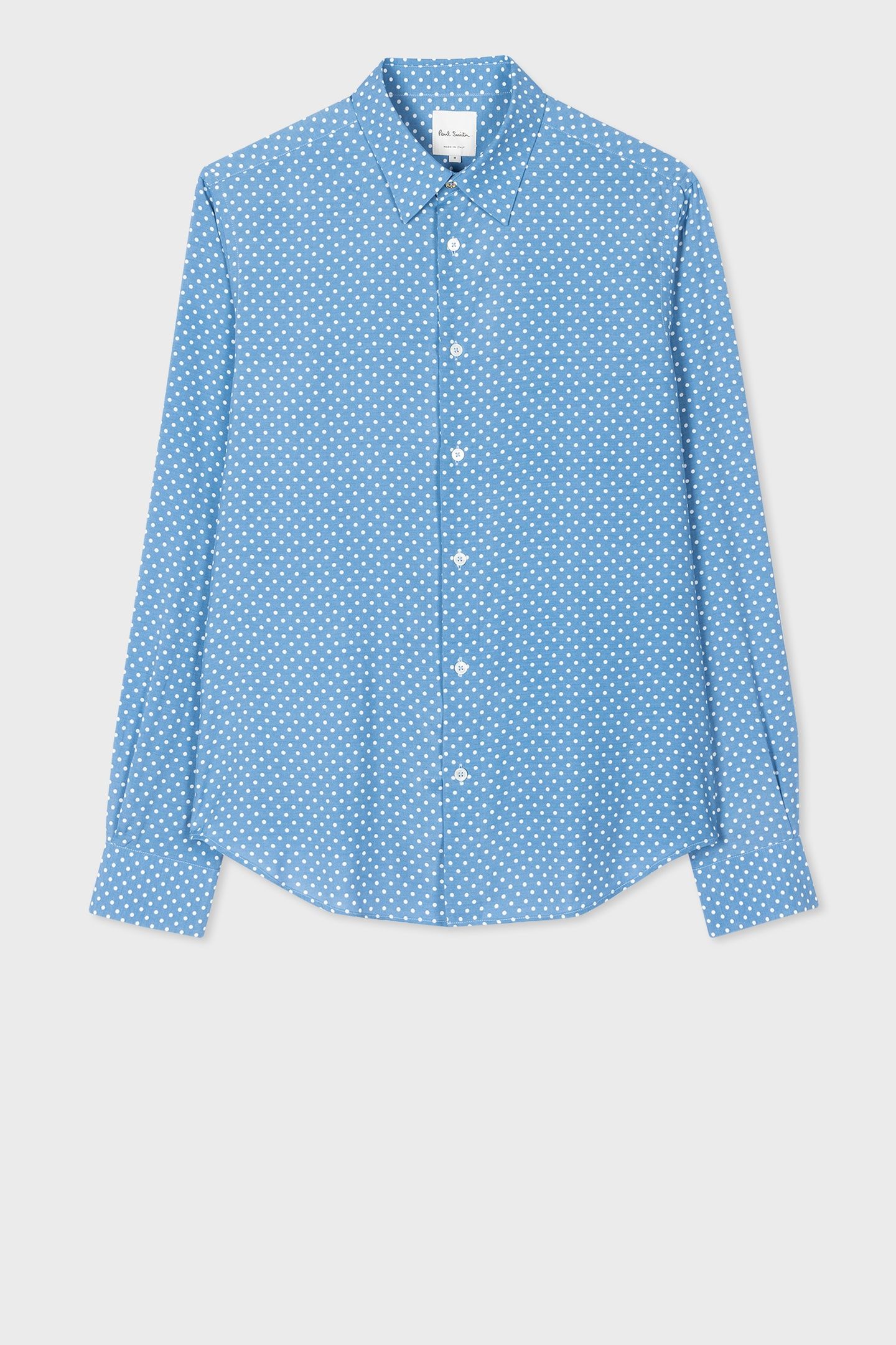 S/C SLIM FIT SHIRT LIGHT BLUE 4