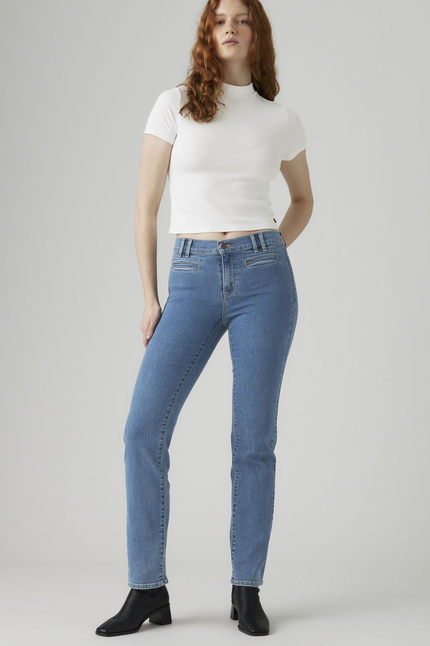 314™ SHAPING TAILORED STRAIGHT JEANS BLUE 2