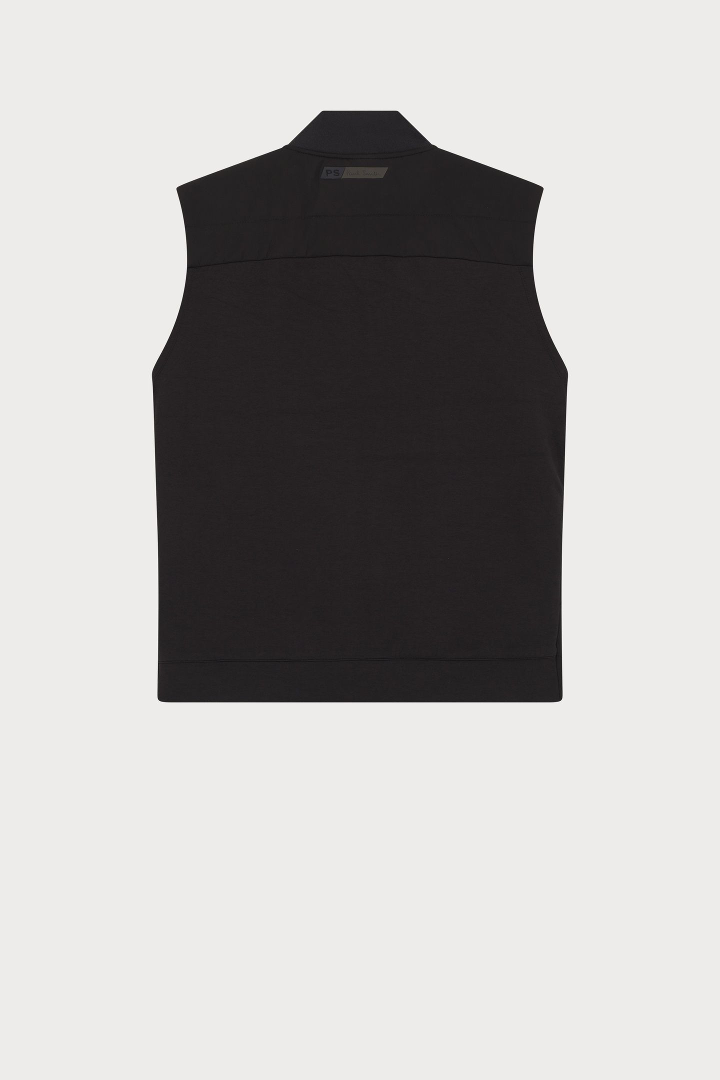 MIXED MEDIA GILET BLACK 2