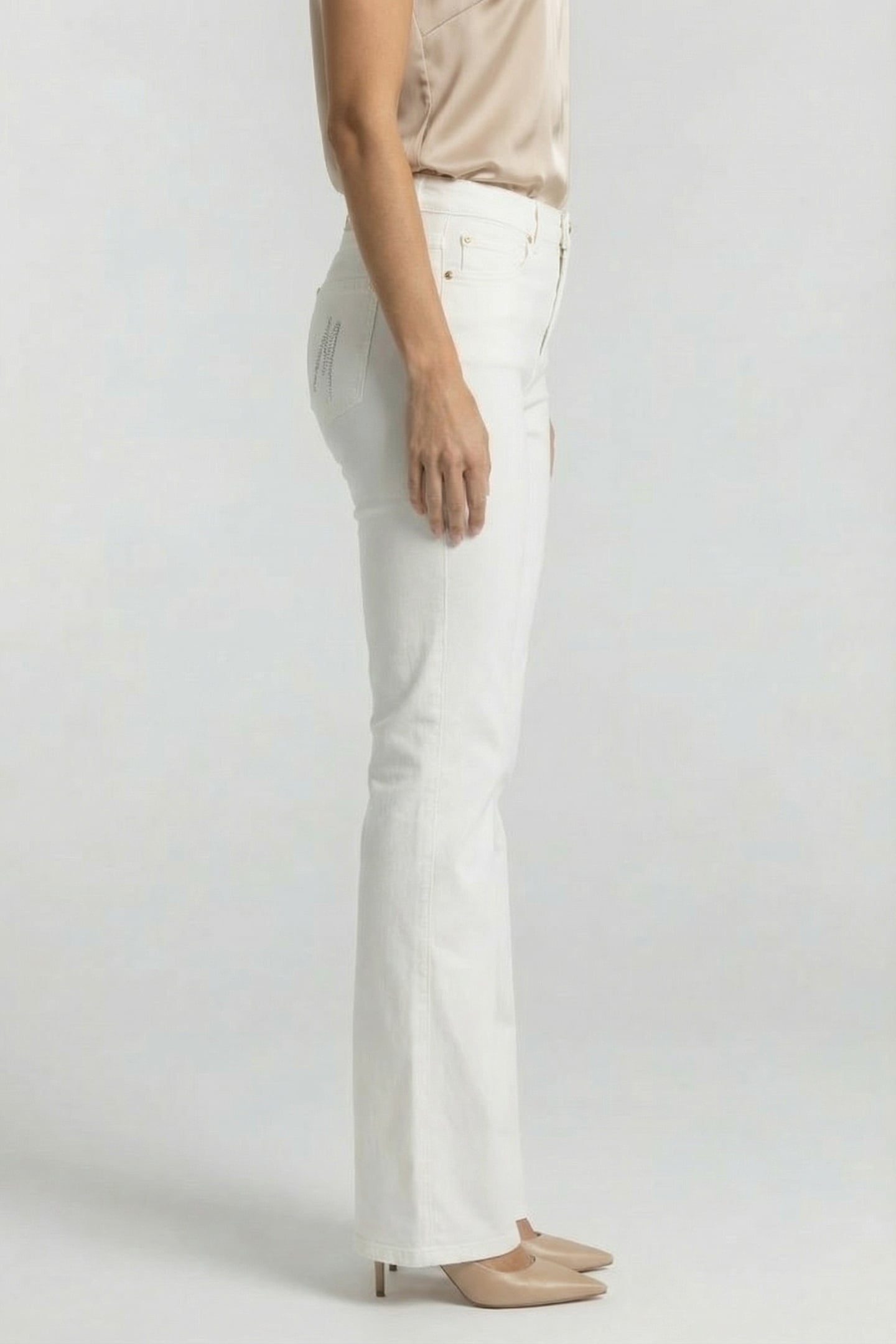MARCIANO BY GUESS NEW KAYLA DENIM MACADAMIA MULTI 3