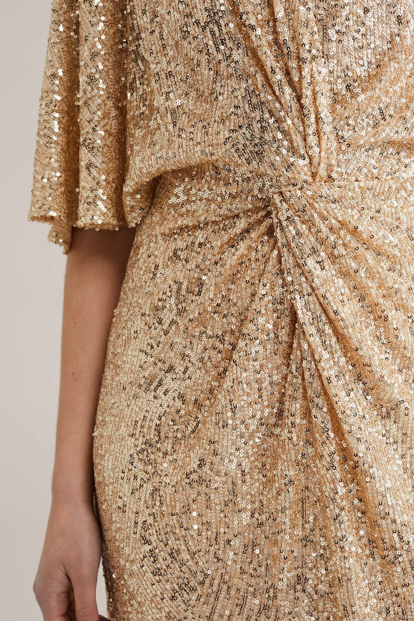 DRESS MID LENGTH GOLD 5