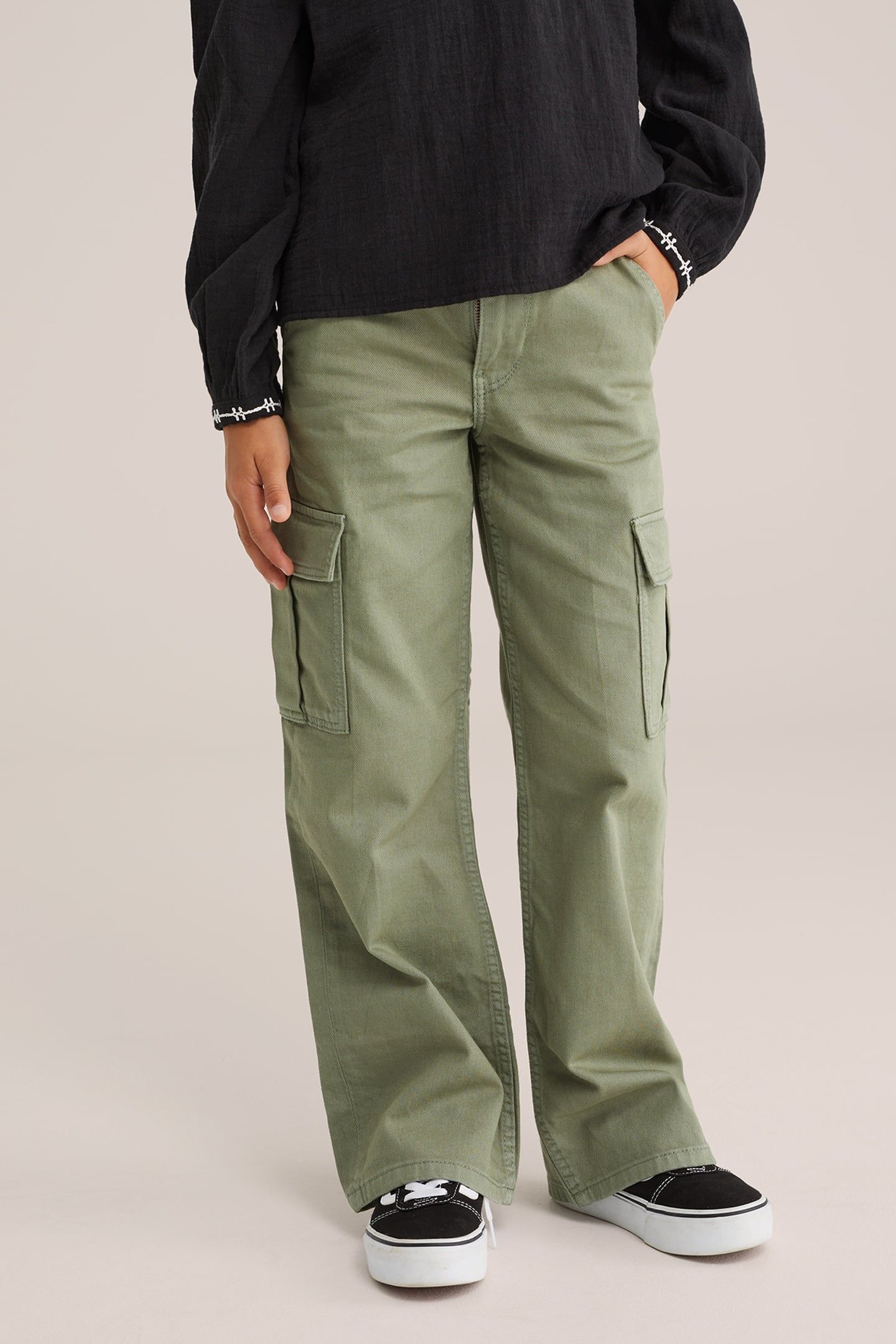 5-POCKET HIGH RISE ARMY GREEN 1