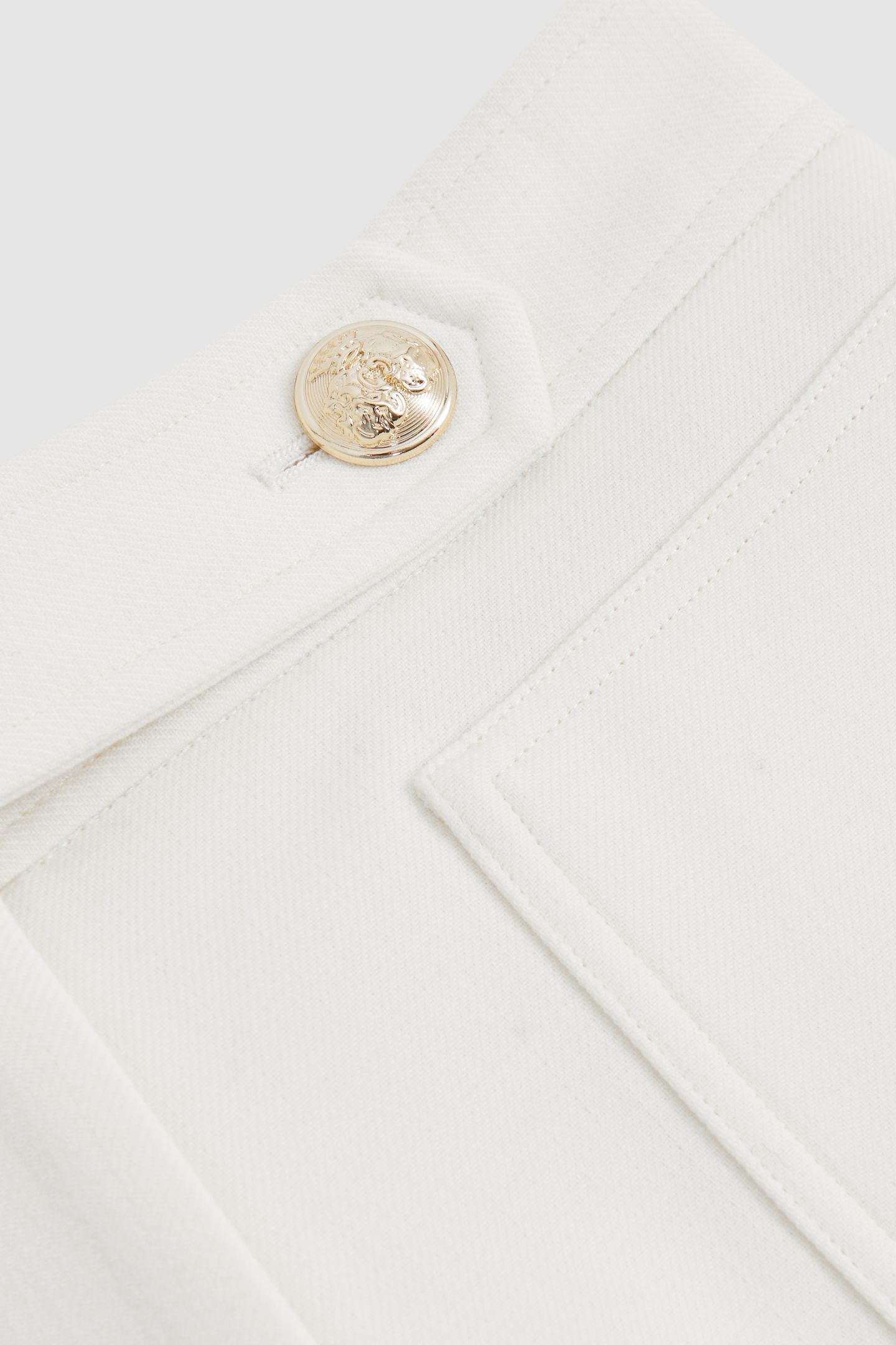 OCCASION FLARE TROUSER WHITE 2