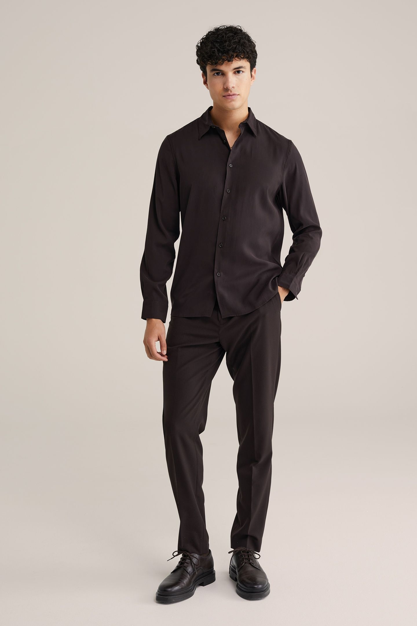 SHIRT DARK BROWN 3