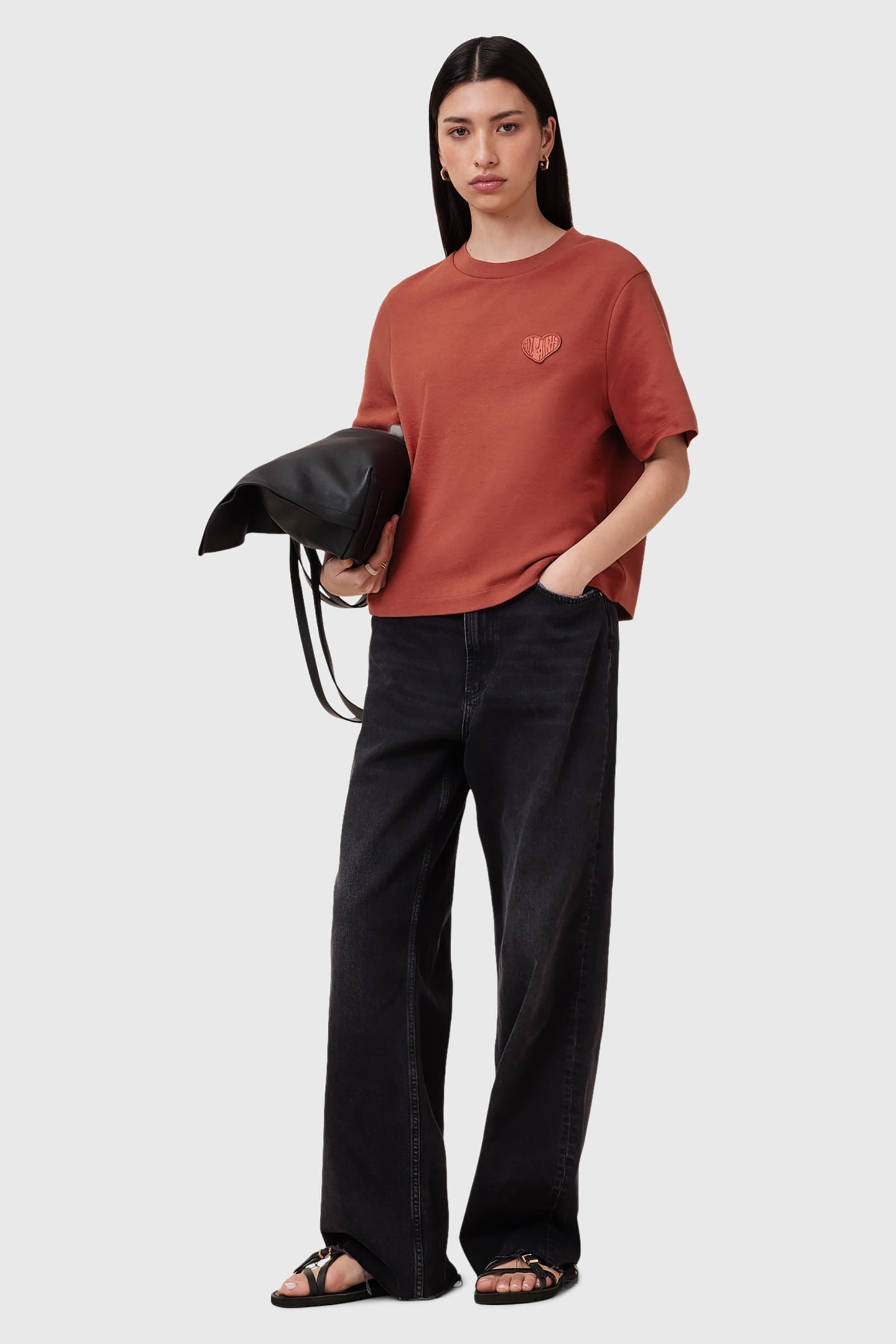 LOVER LISA TEE BURNT BRICK RED 2