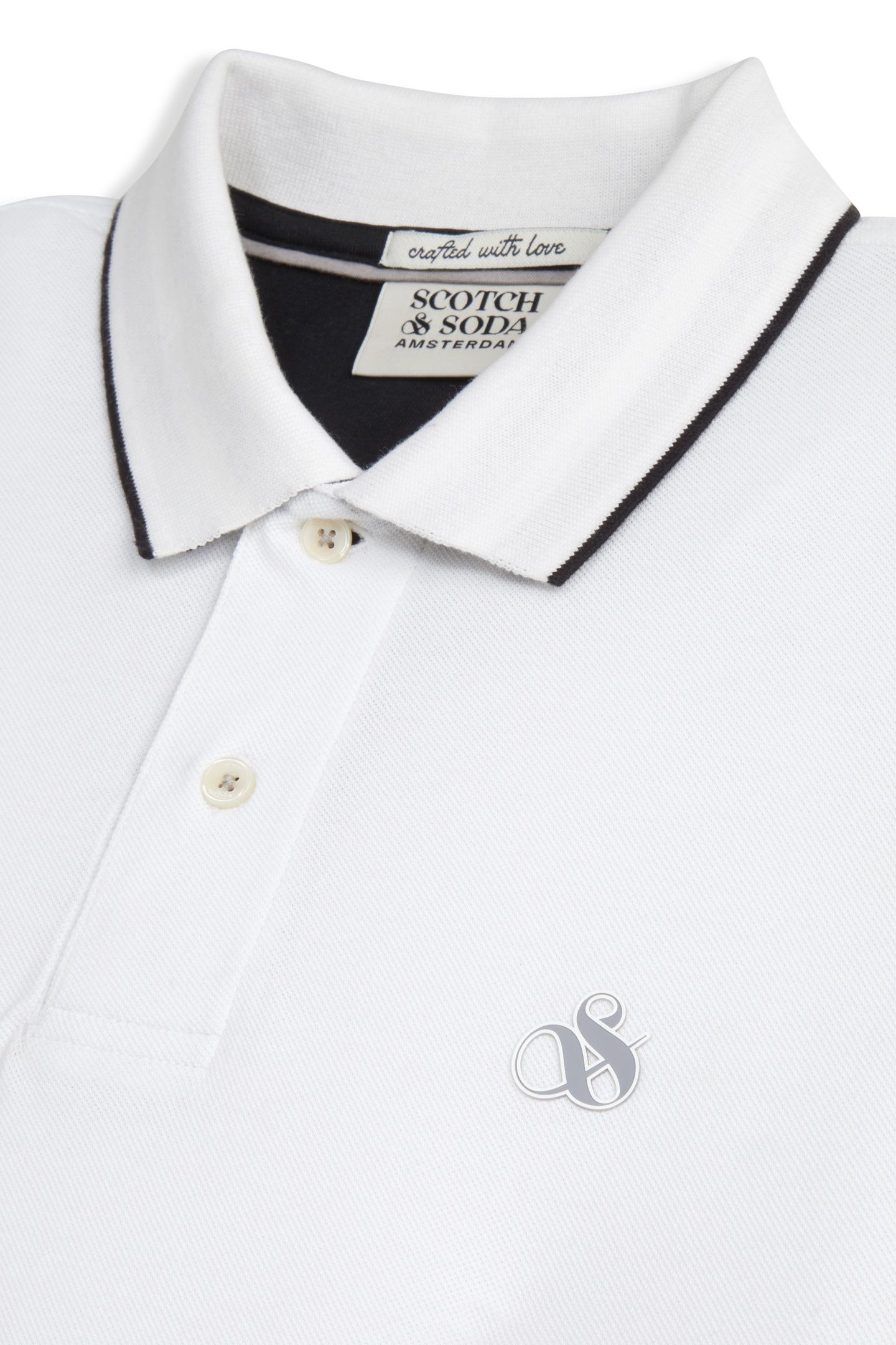TIPPED POLO BRIGHT WHITE 3