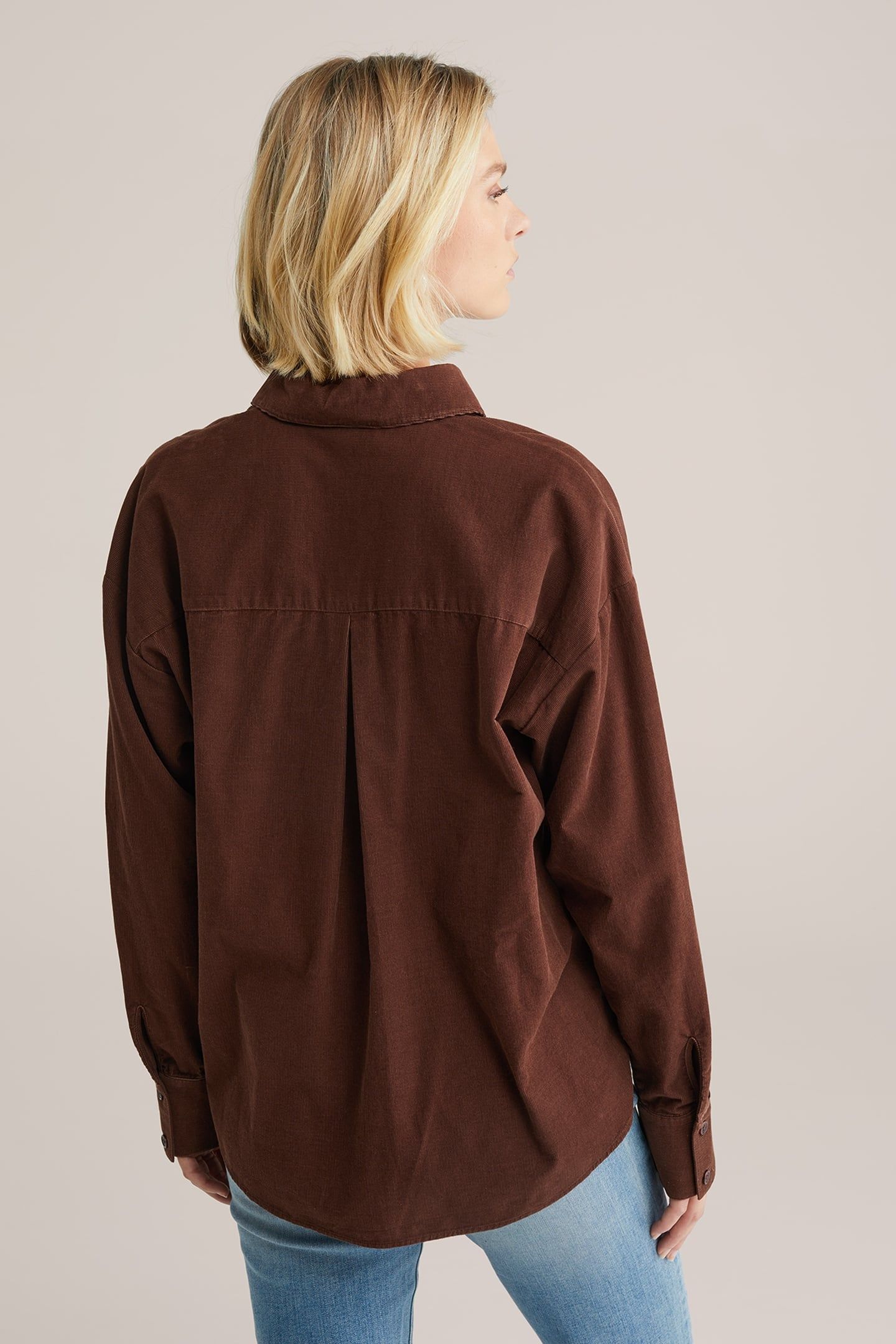 BLOUSE RUST BROWN 2