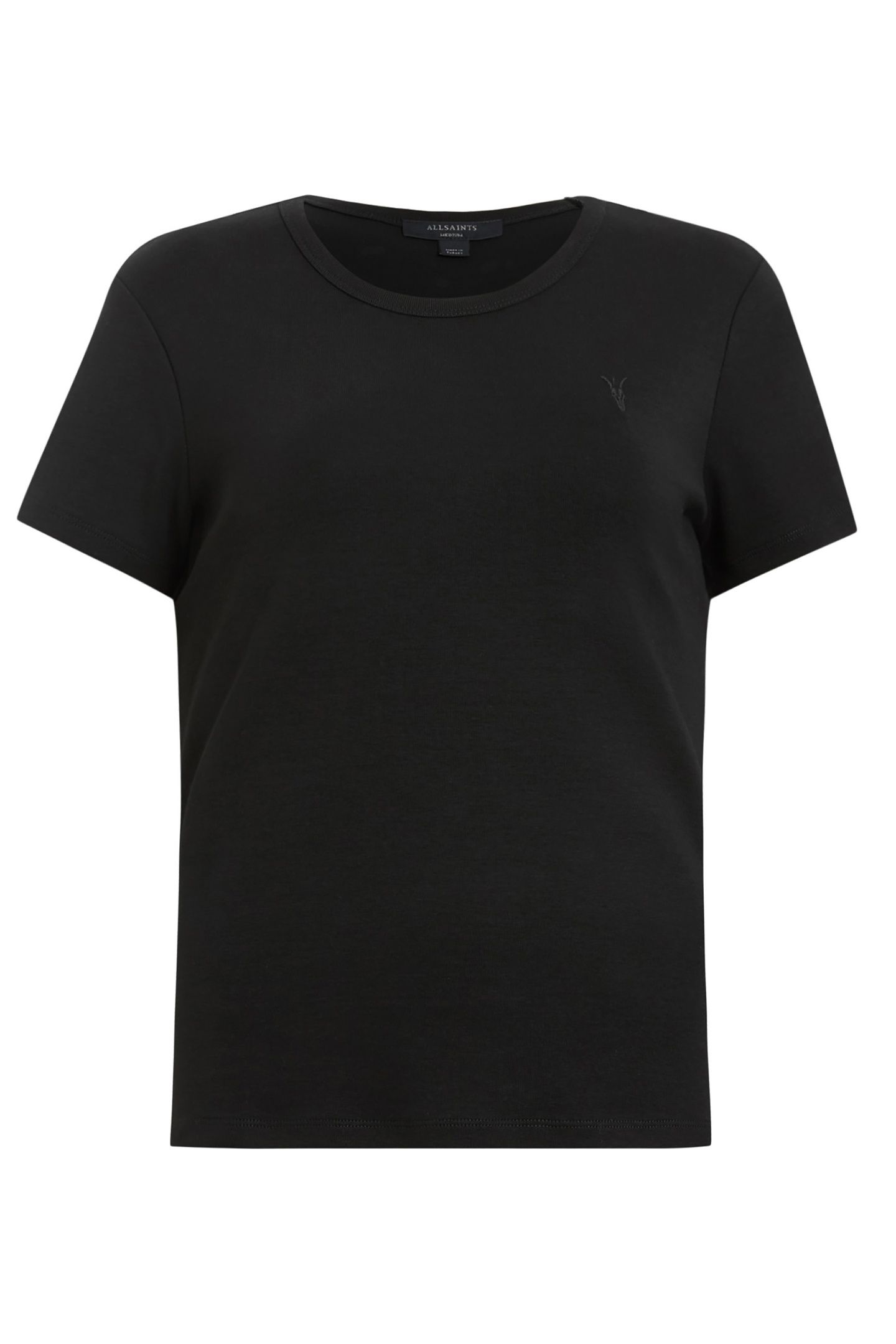 STEVIE RAMSKULL TEE JET BLACK 4
