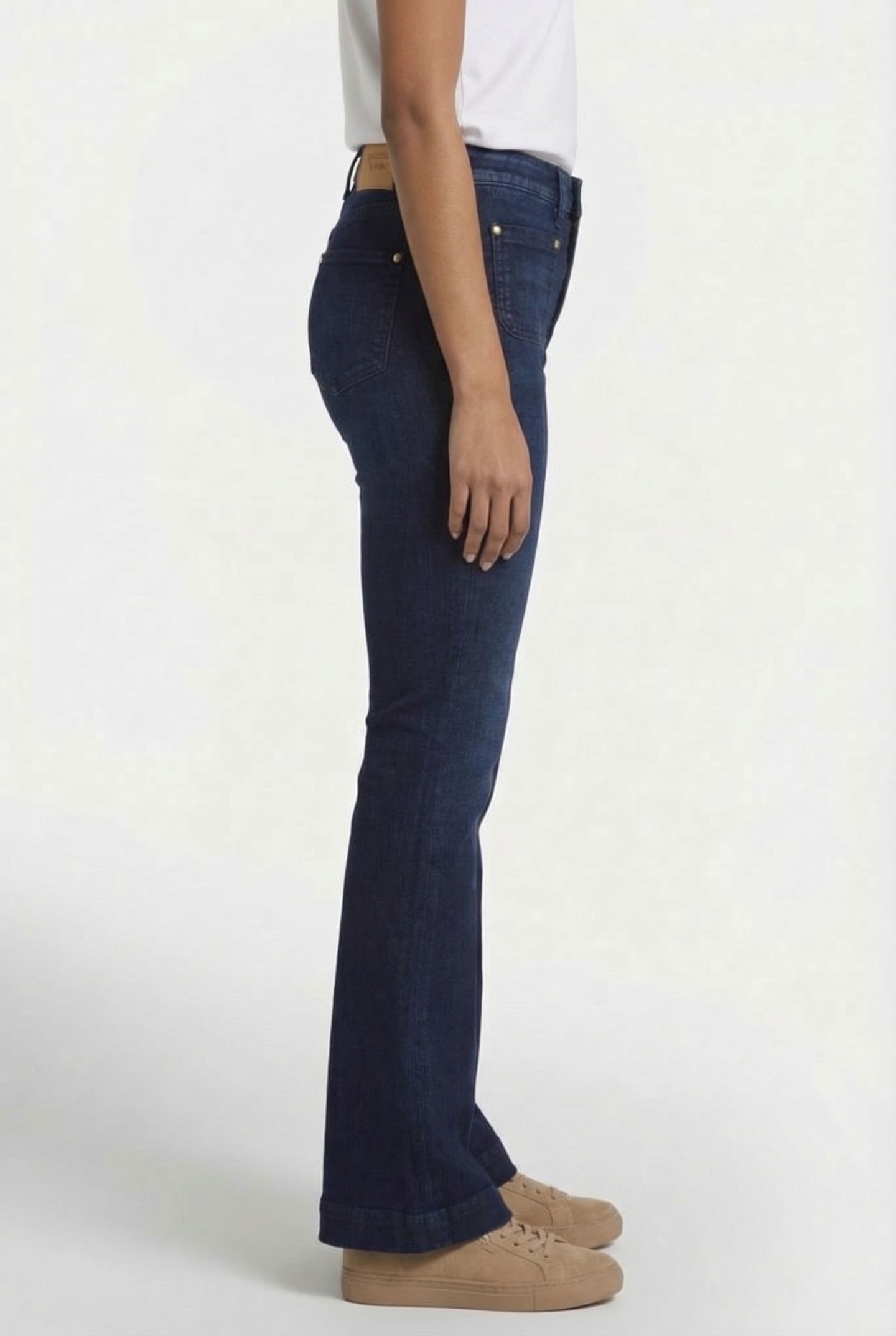 SUNRISE PATCHEDON POCKETS JEANS DARK BLUE STONE 3