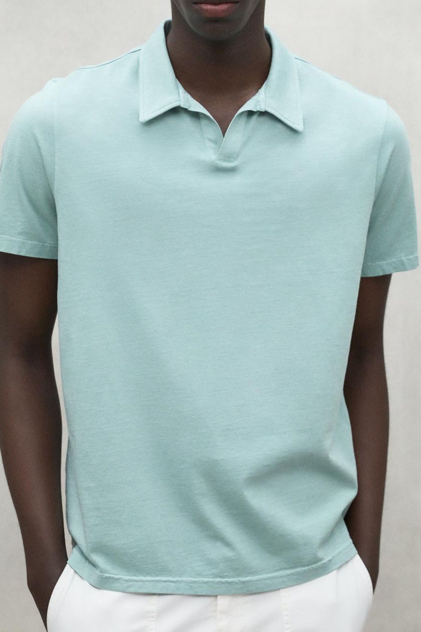 ENZOALF POLO WASHED GREEN 1