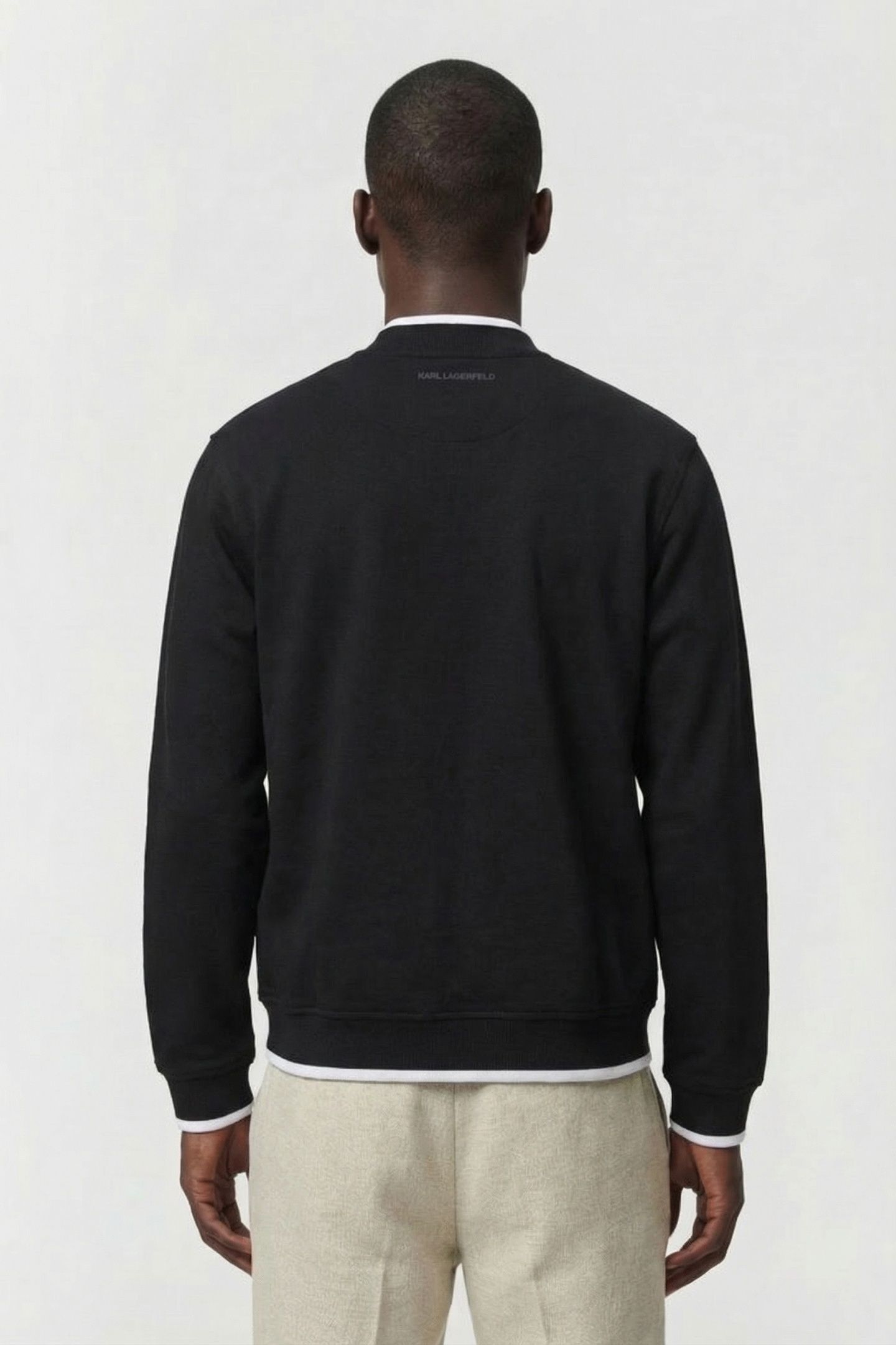 BLACK SWEAT ZIP JACKET 2