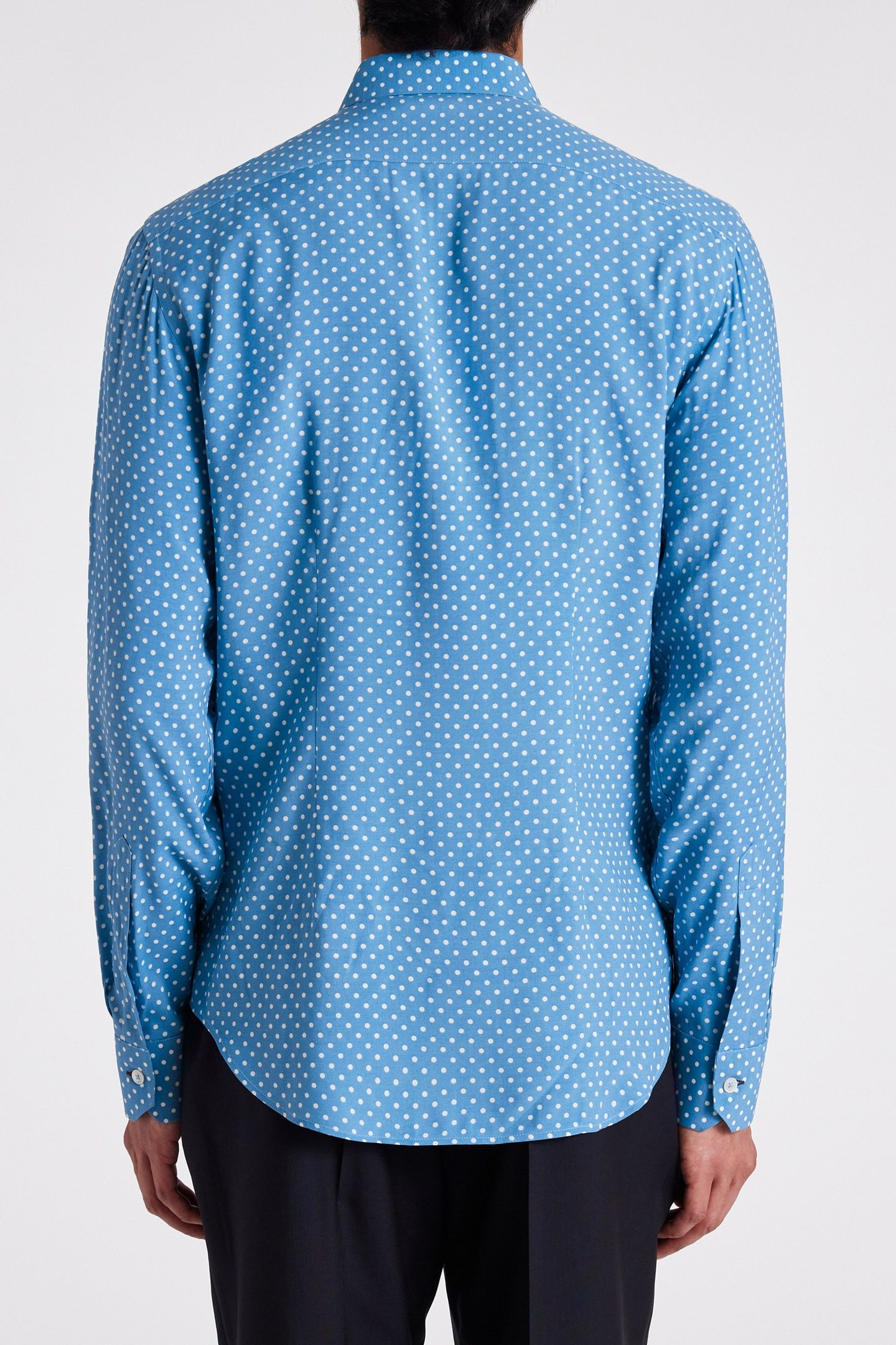 S/C SLIM FIT SHIRT LIGHT BLUE 3