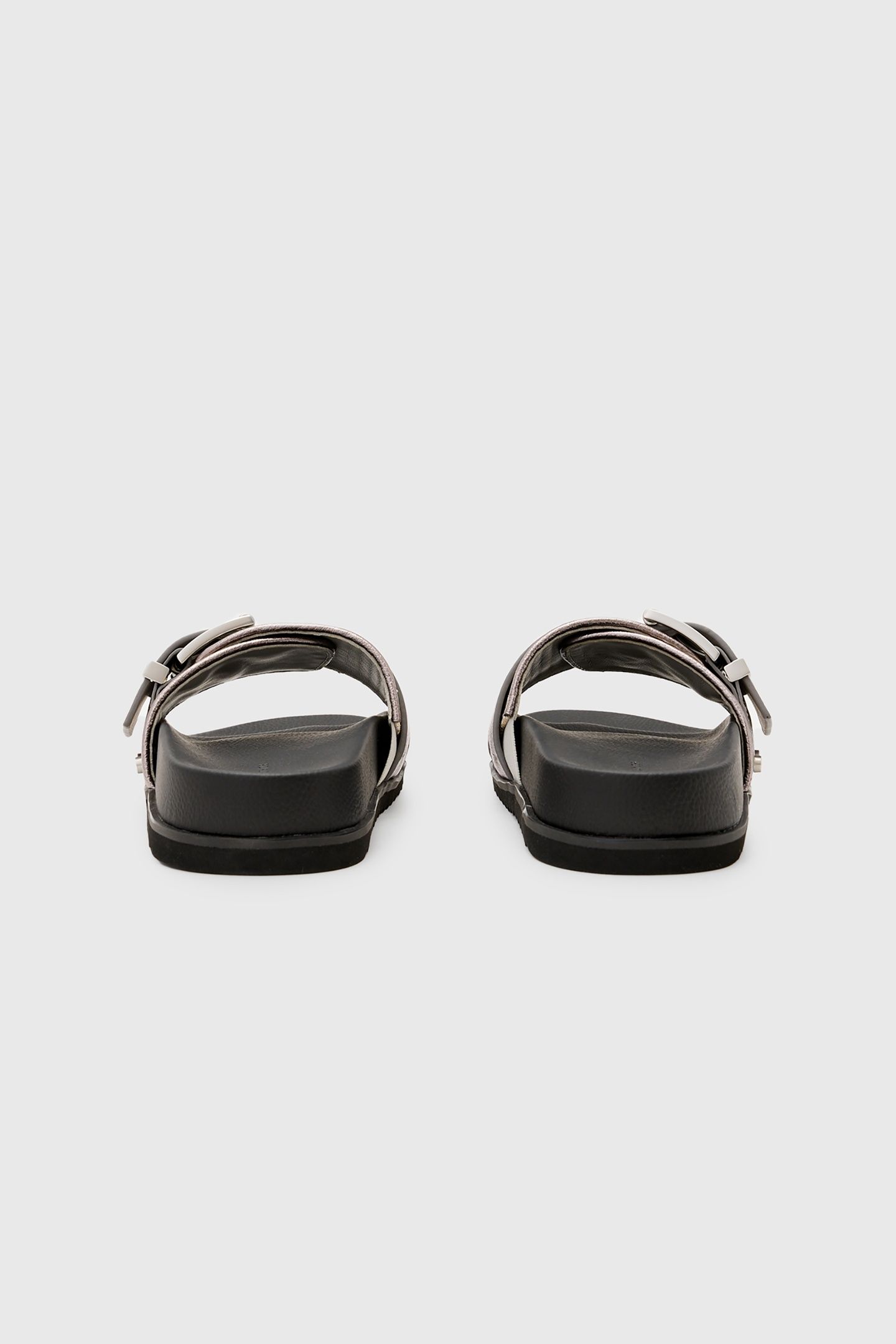 ELLIE RAFFIA SLIDER SILVER 4
