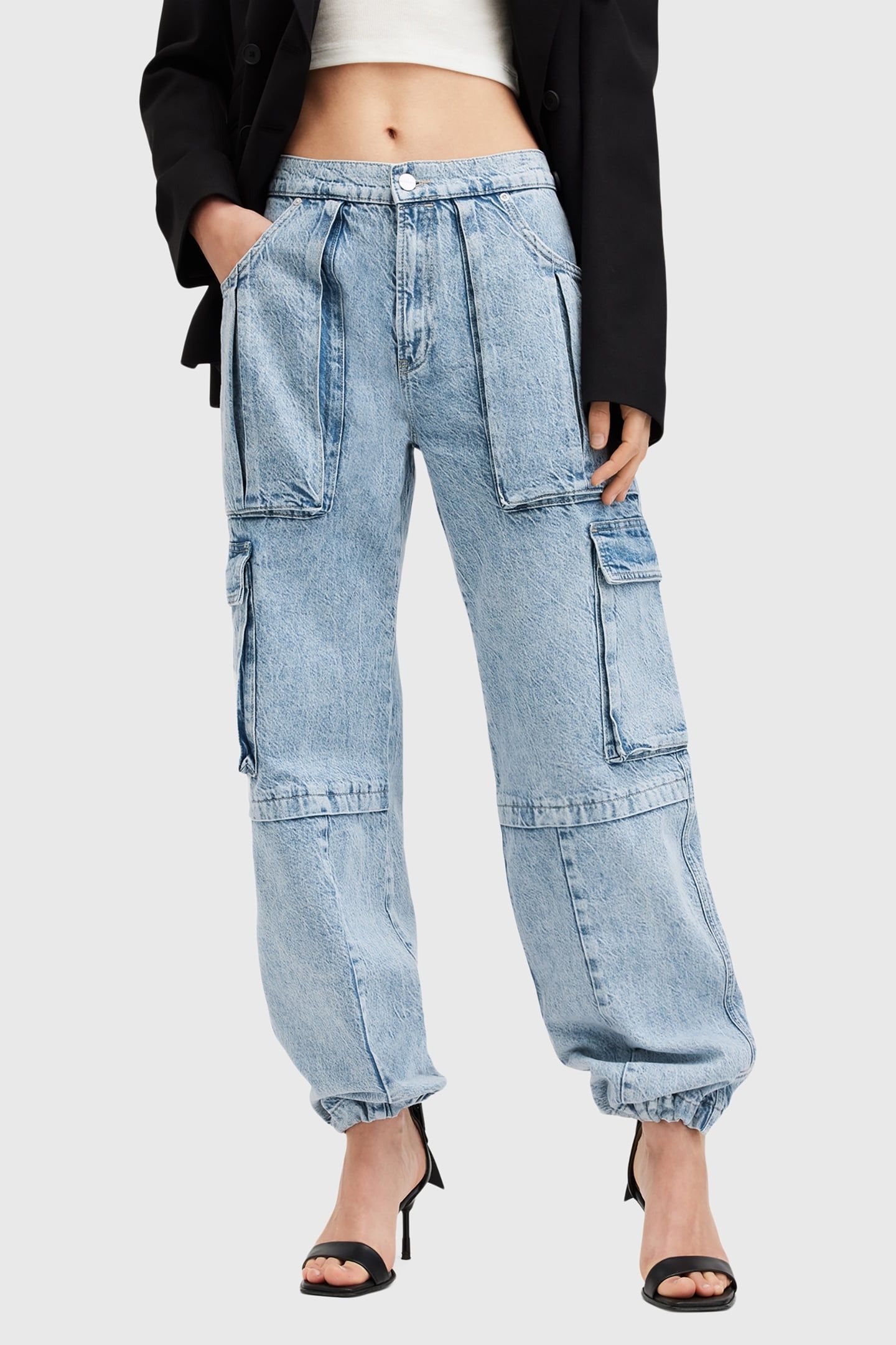 ECHO CARGO JEAN LIGHT INDIGO 1