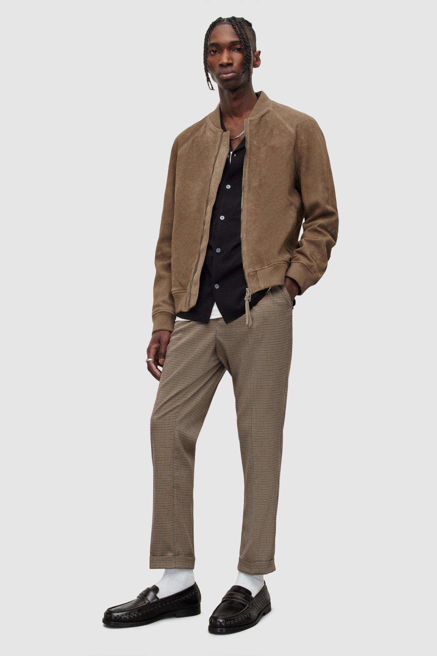 DAINS BOMBER WARM TAUPE 3