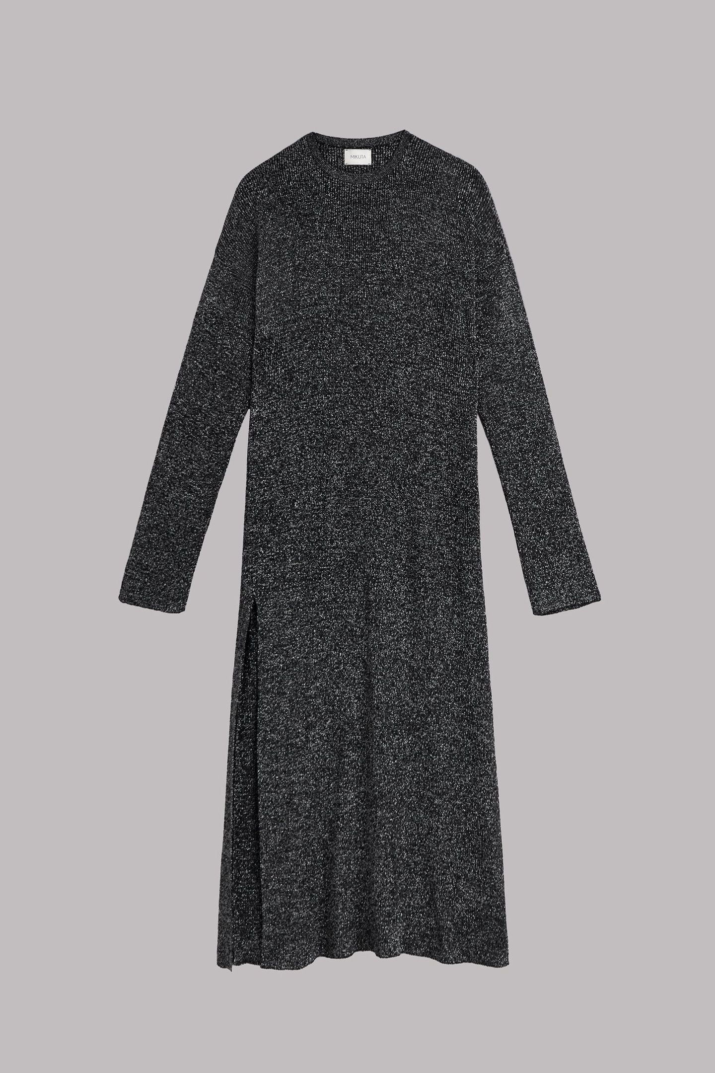 THE SILVER SPARKLY LOOSE LONGSLEEVE DRESS 3