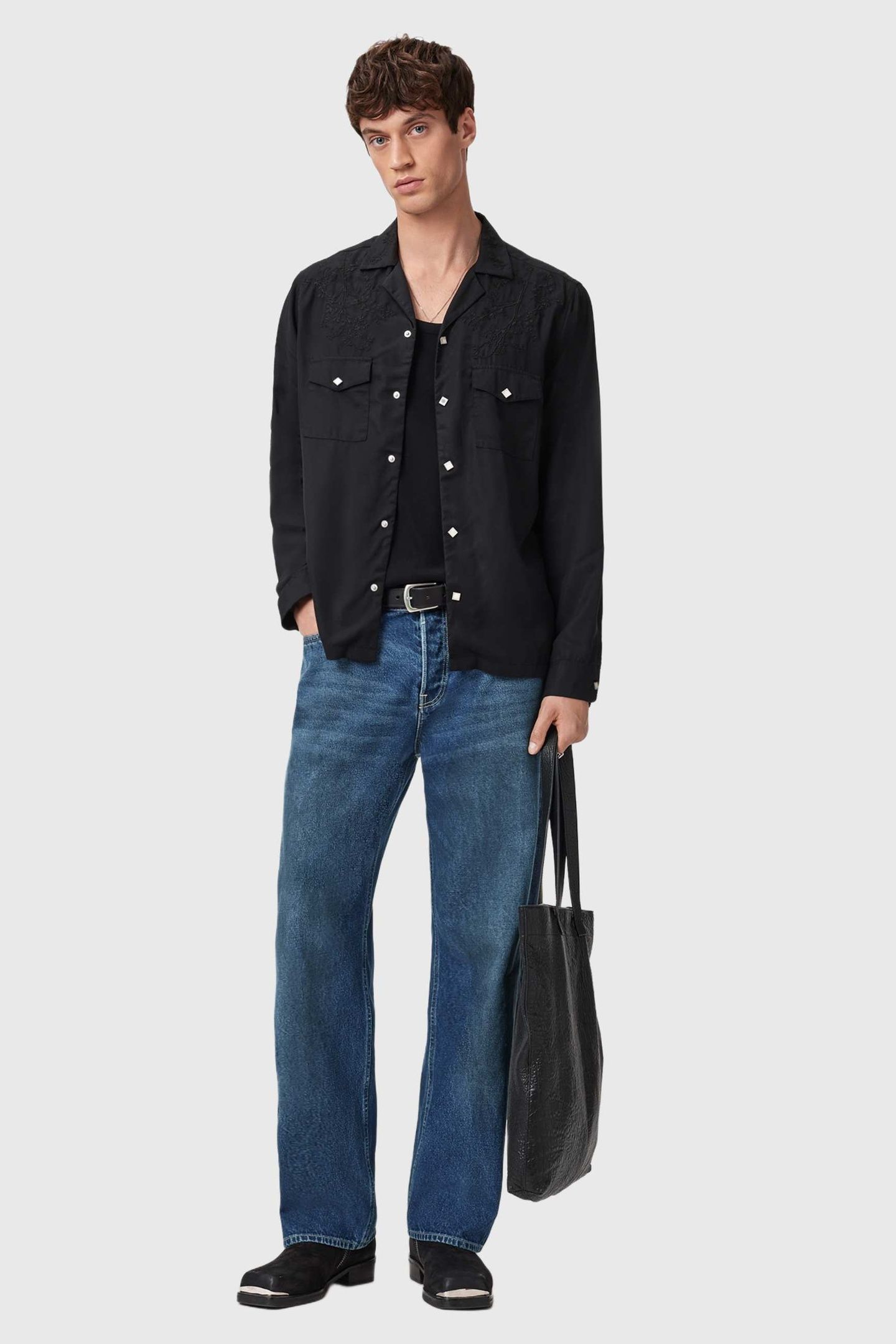 MULLEN JEAN WORN INDIGO BLUE 7