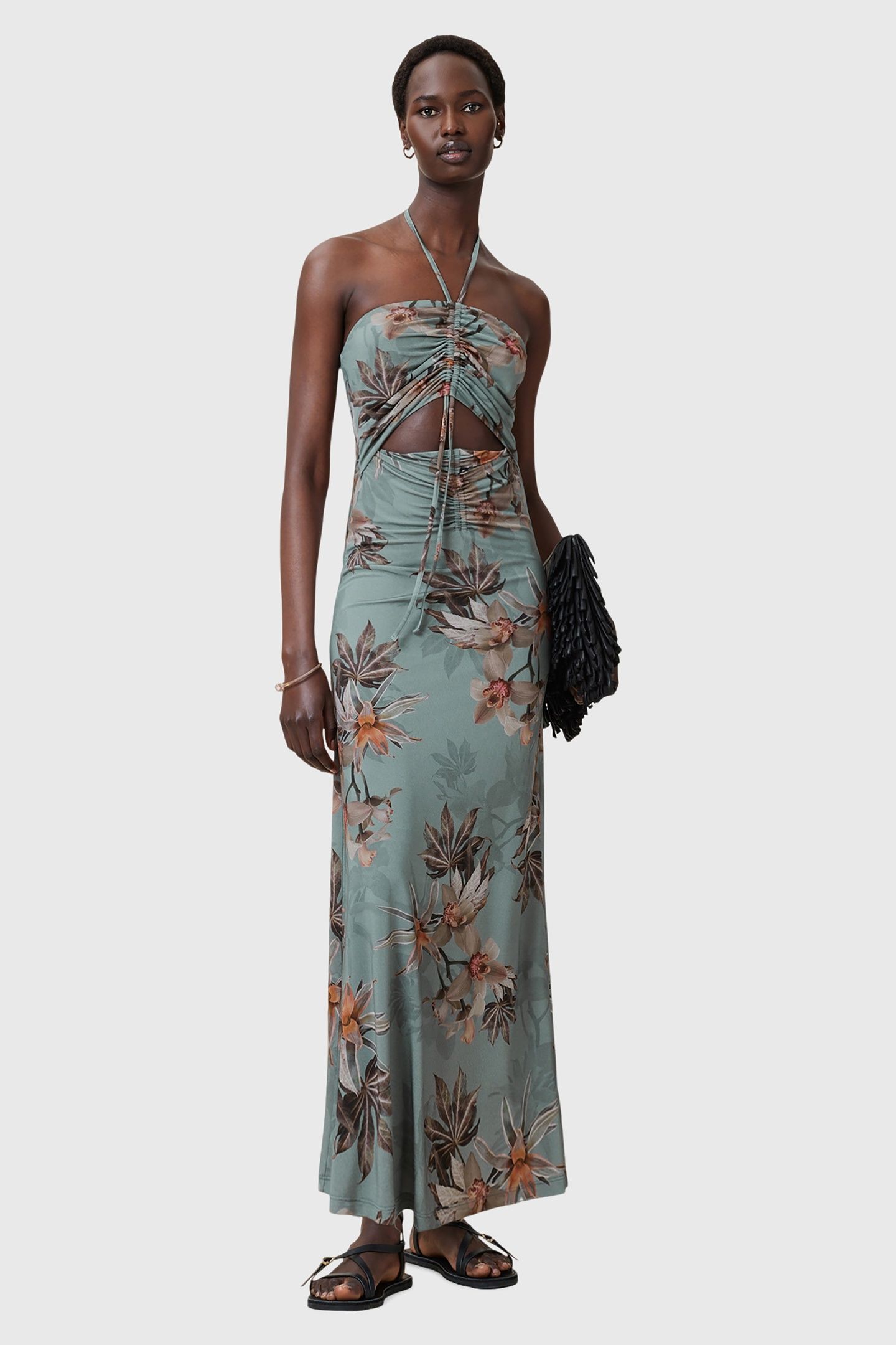 CELIA DRESS ADENA DUSTY BLUE 1