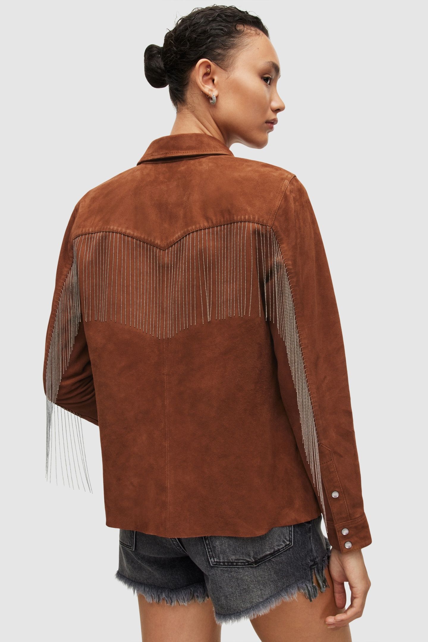 STANWAY SUEDE BEAD S TAN BROWN 2