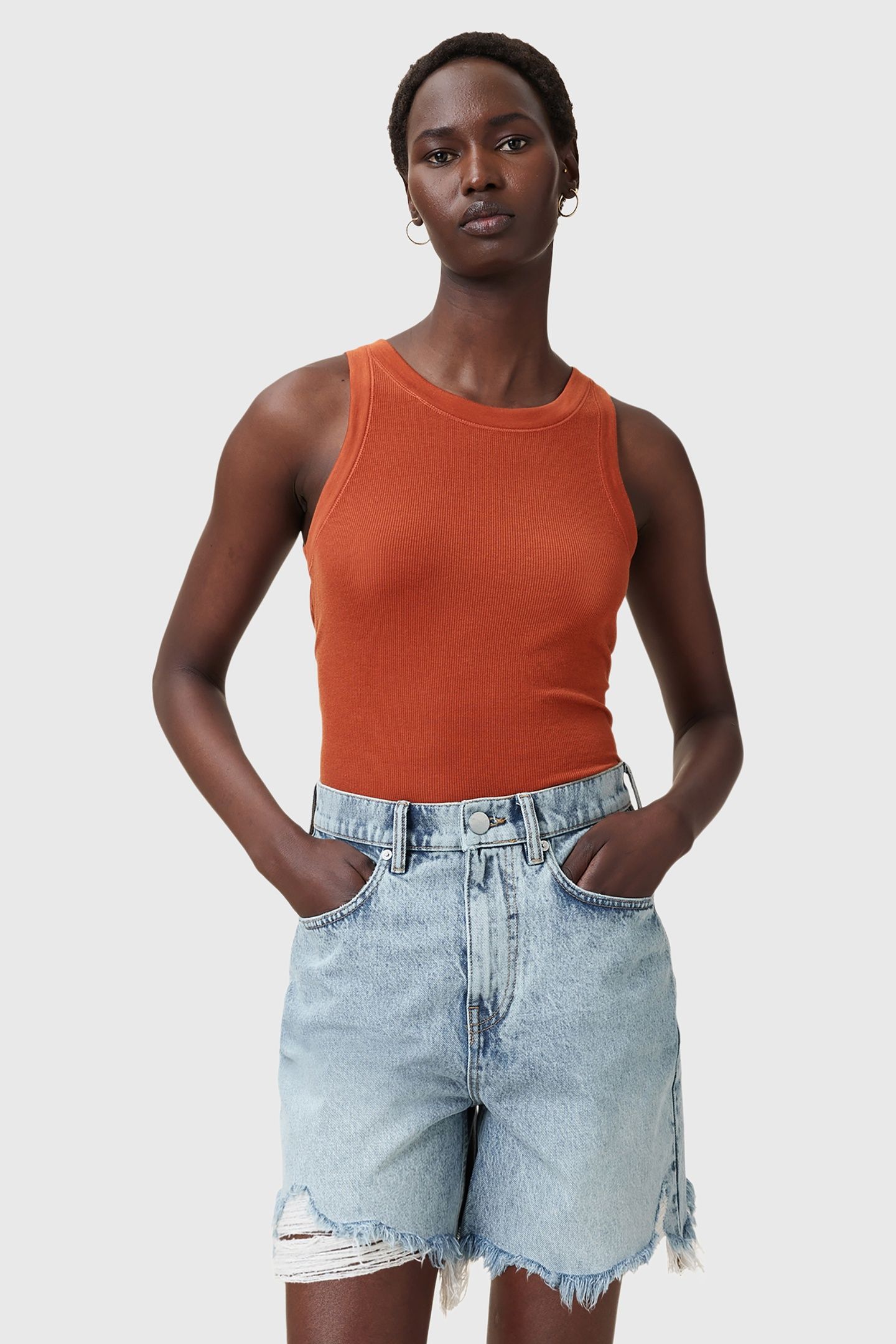 RINA TANK BURNT BRICK RED 3