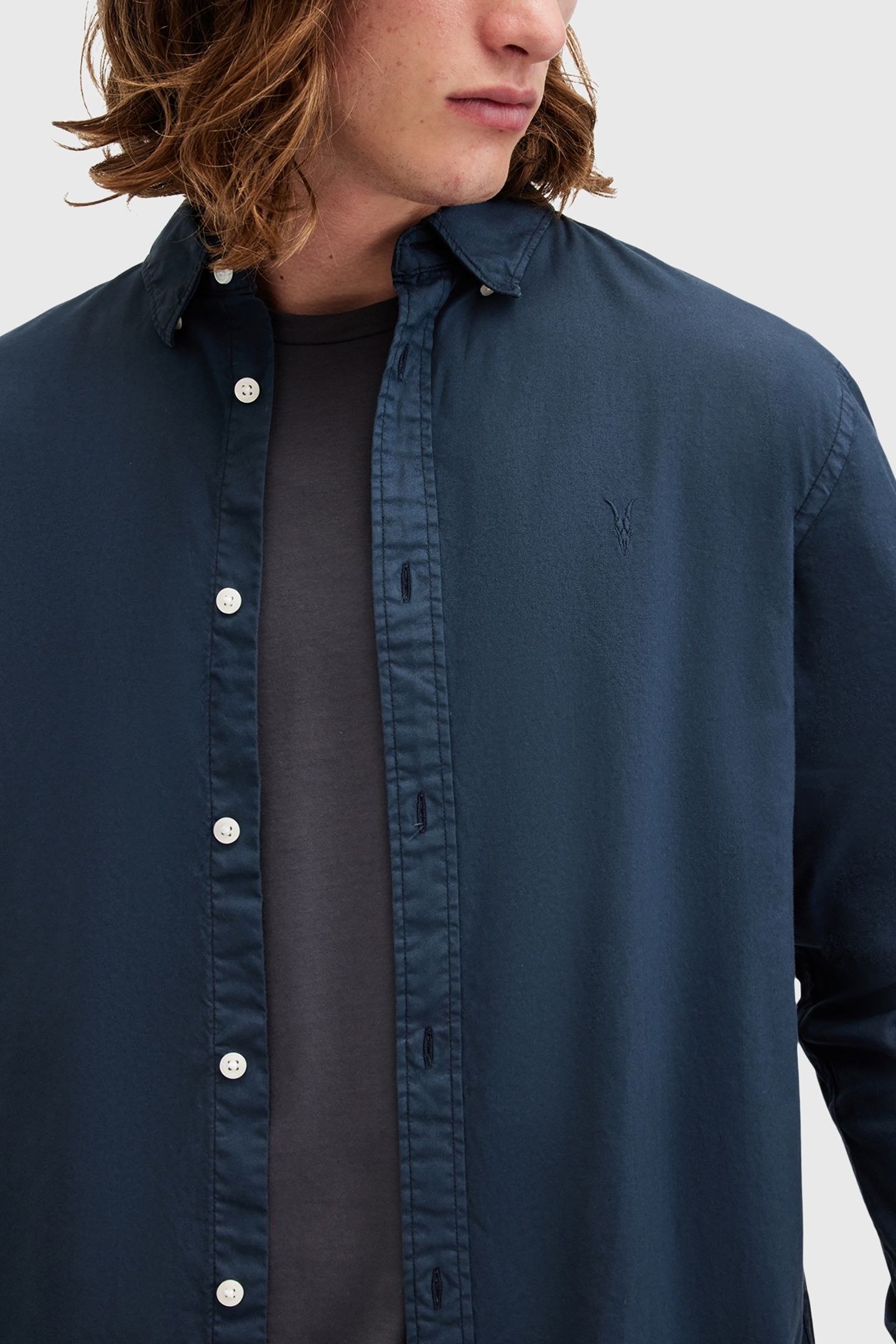 HAWTHORNE LS SHIRT GARNET BLUE 6