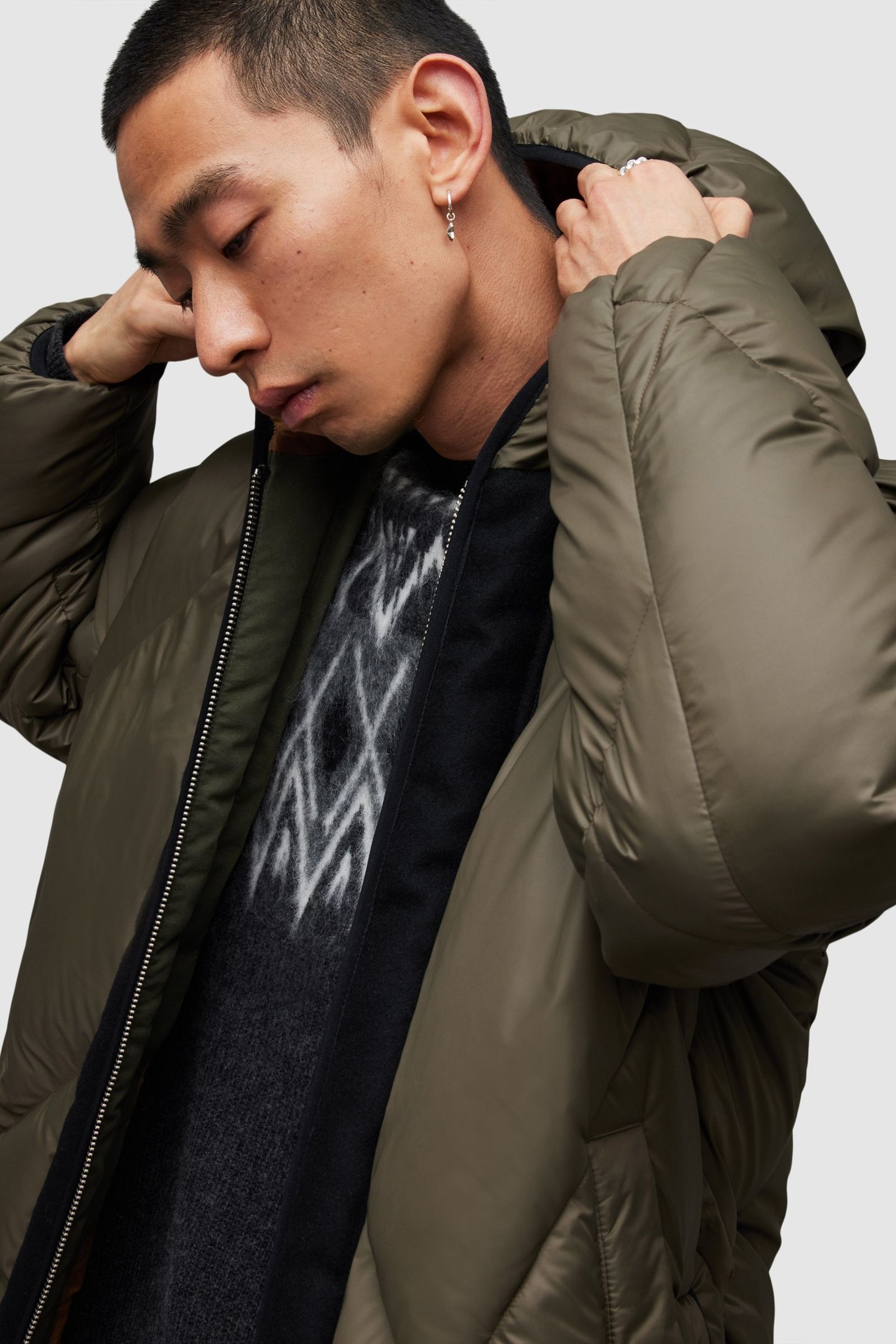 PEGASIS PUFFER COAT KHAKI/MARSH OLIVE 8