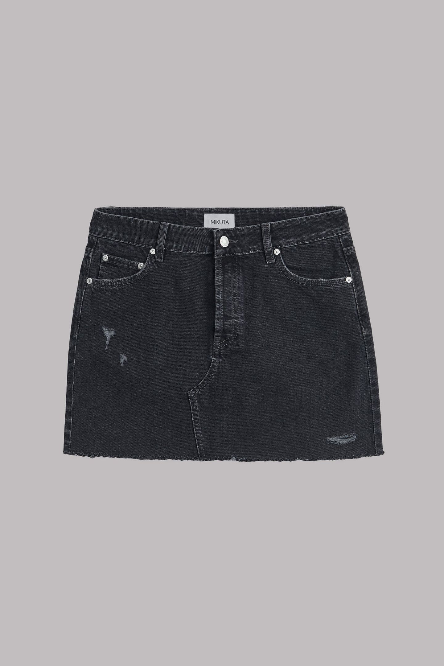 THE BLACK DENIM SKIRT 2