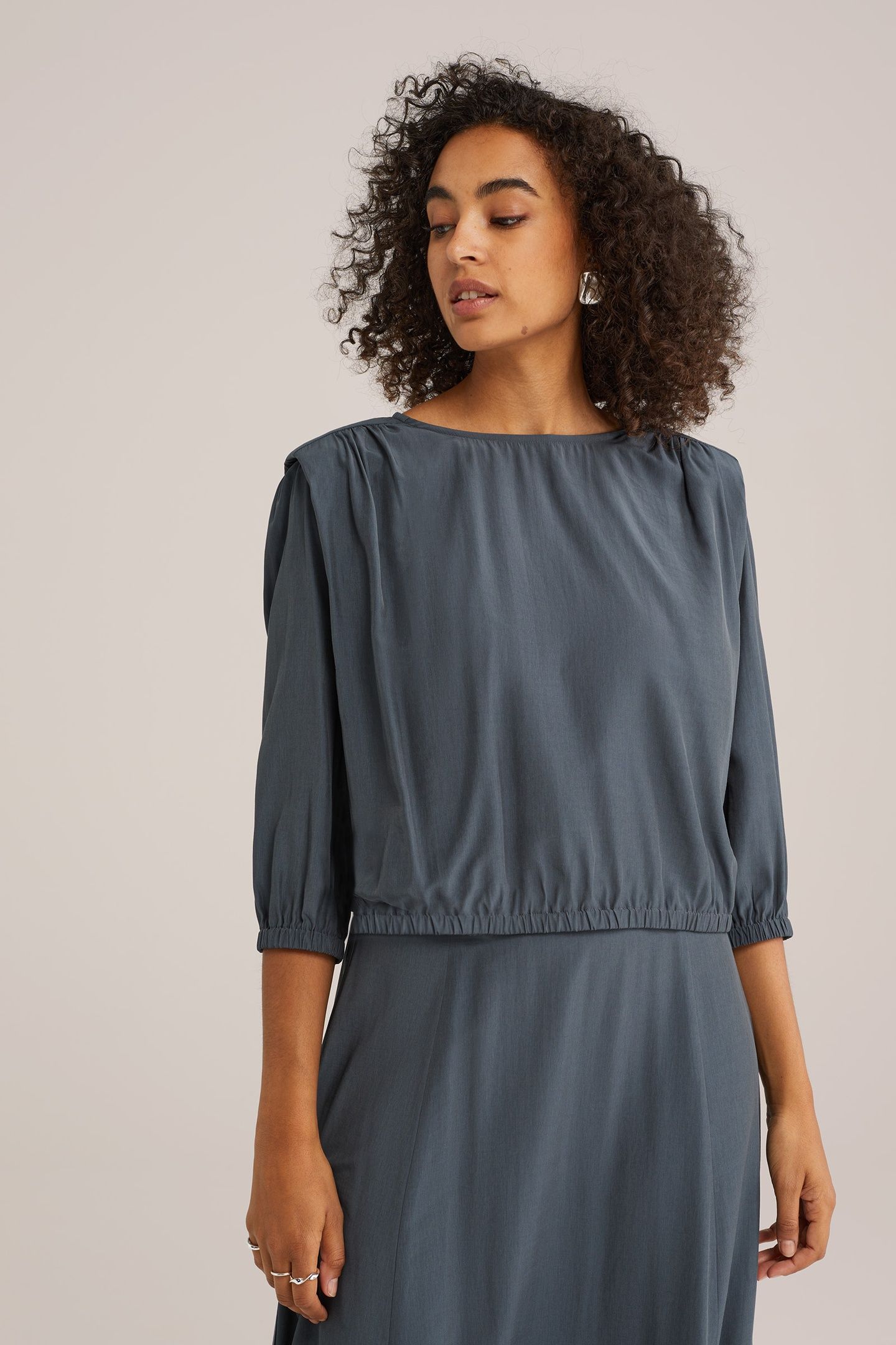 BLOUSE DARK GREY 1