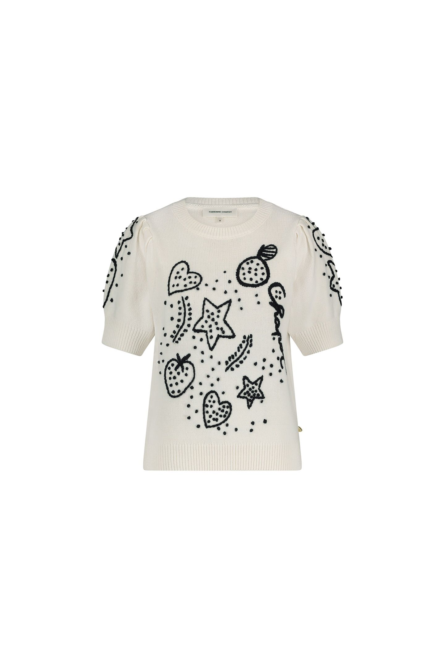 EDO SHORT SLEEVE PULLOVER COSY WHITE 4