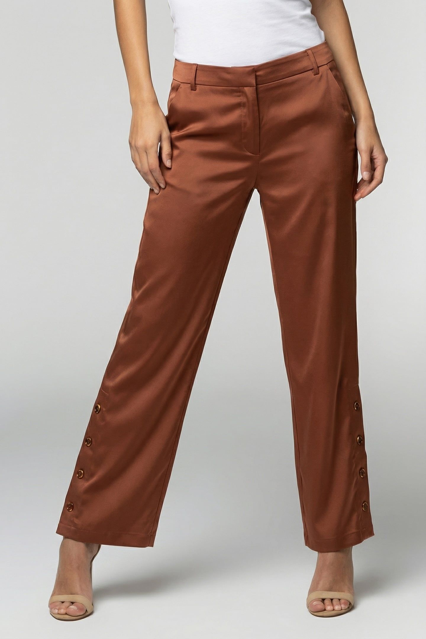 MARCIANO BY GUESS LINDA STRAIGHT PANT TERRE DI SIENA 1