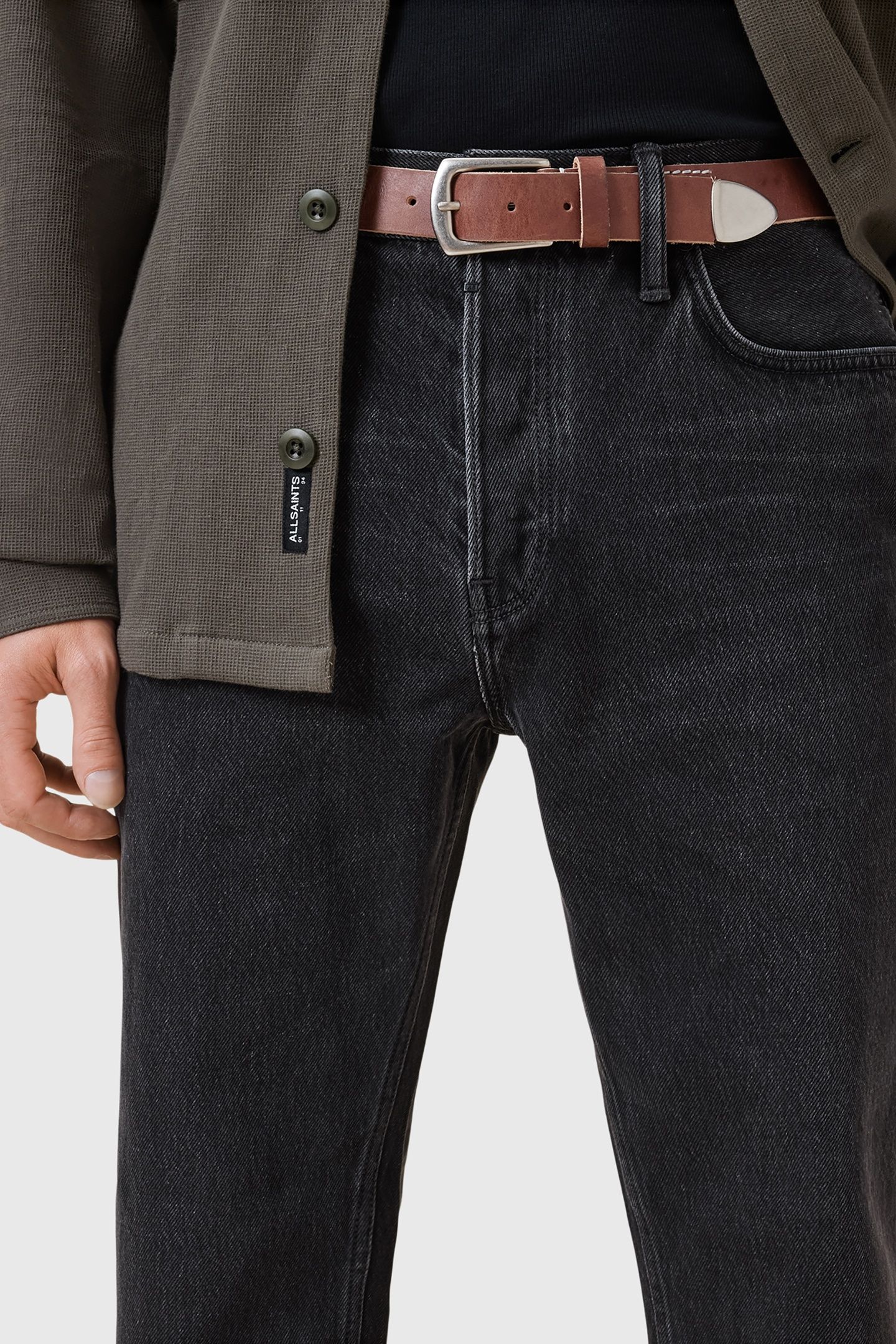 REED BELT BITTER BROWN 4