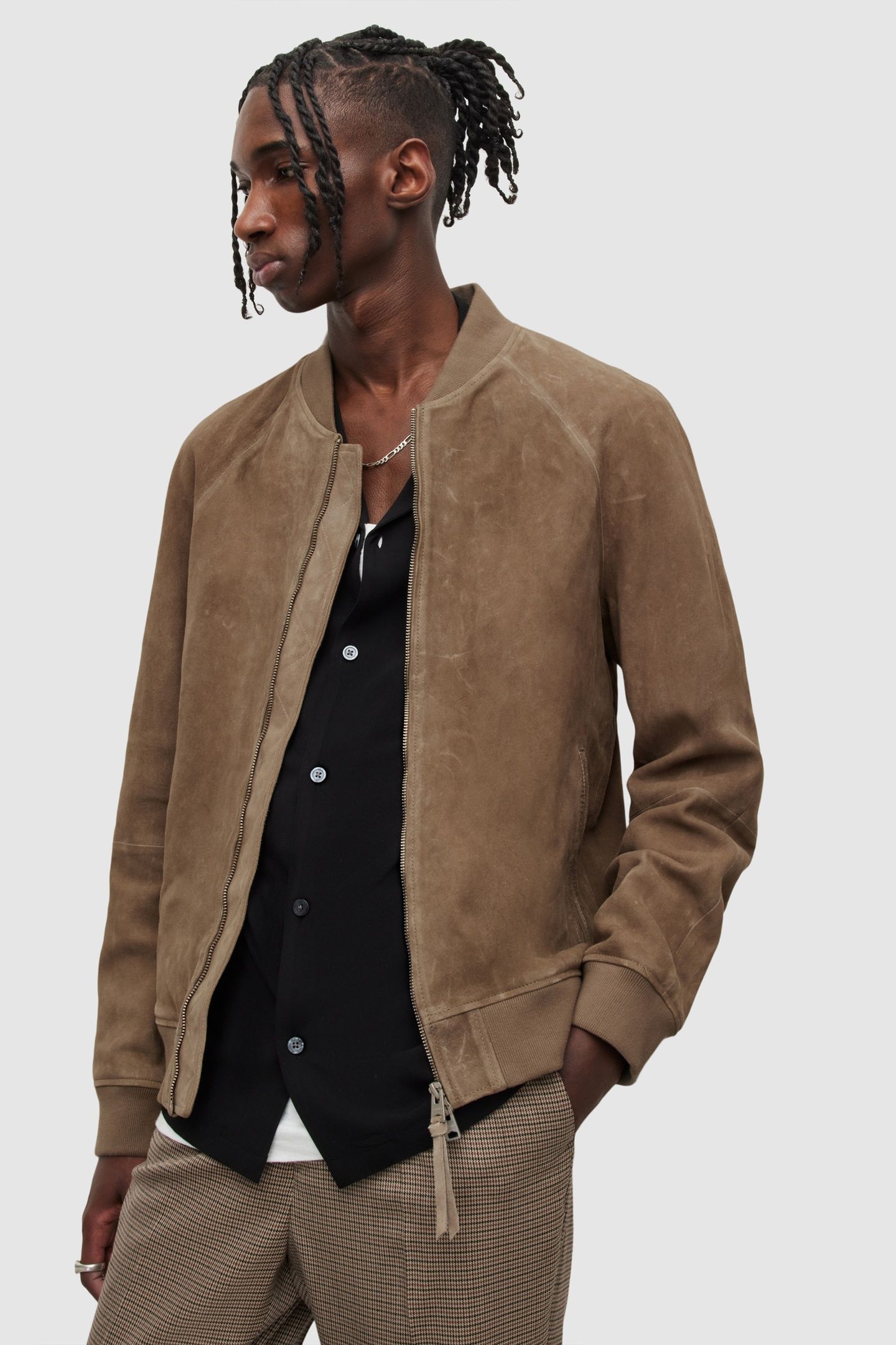 DAINS BOMBER WARM TAUPE 5