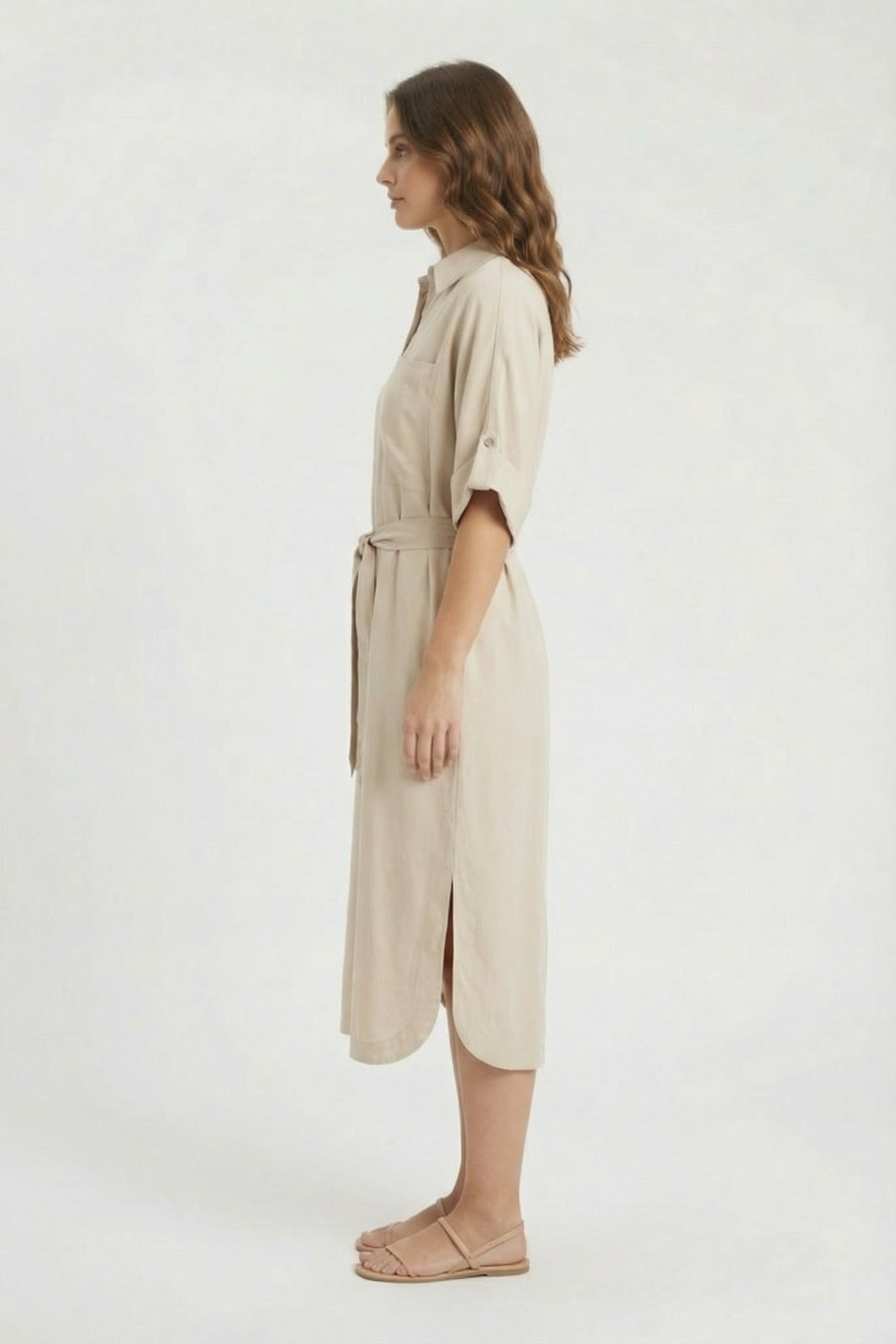 YARA DRESS SAND 3