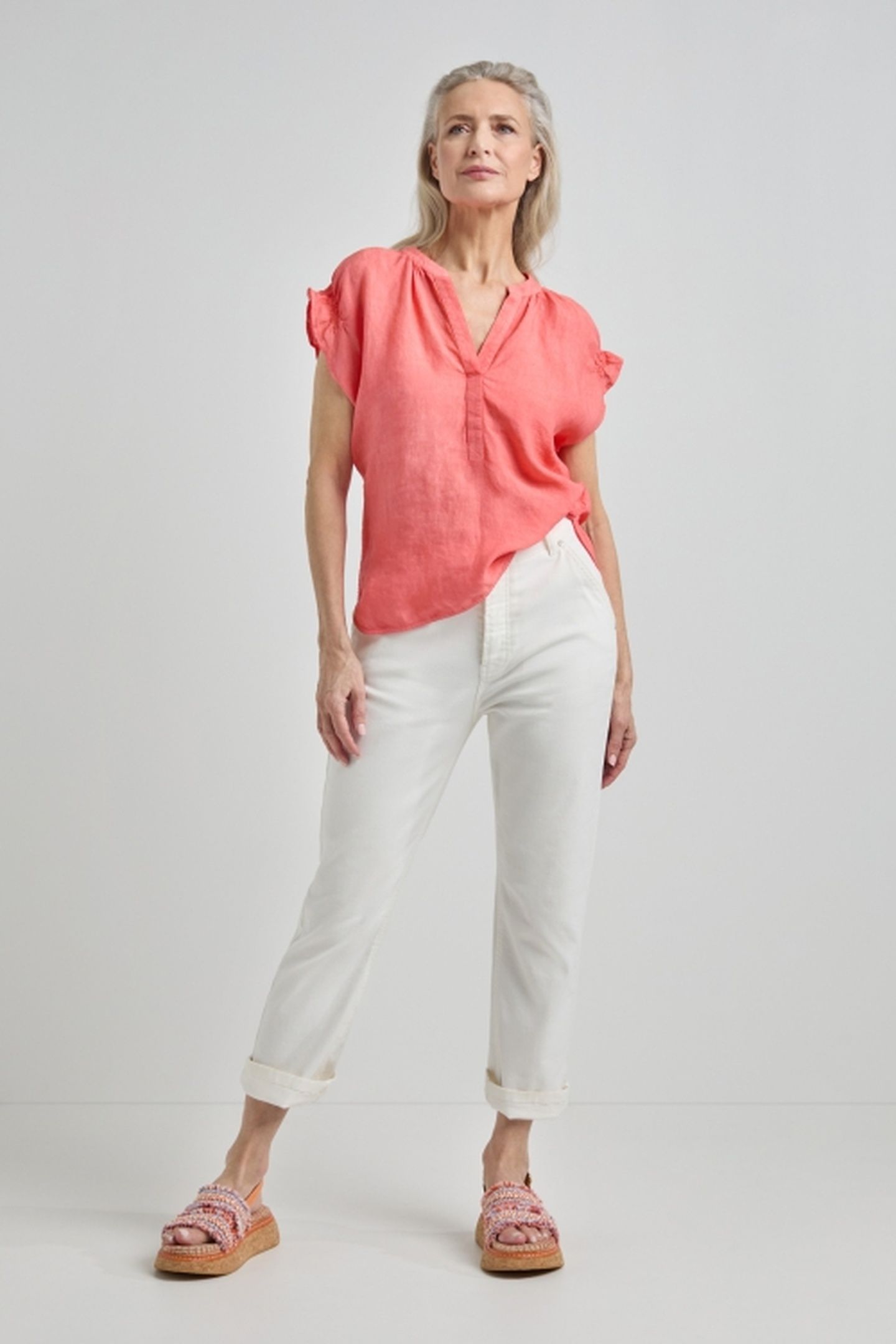 JULIUS BLOUSE CORAL 3