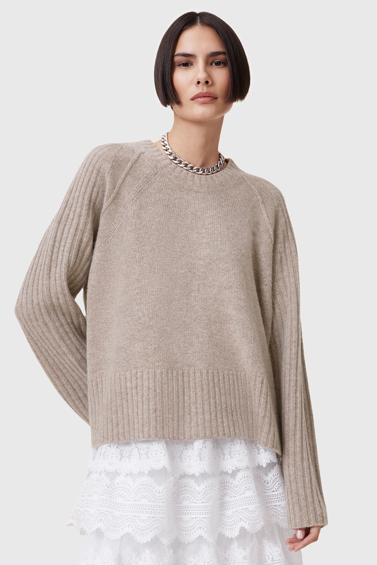 ANTHE JUMPER GREIGE BROWN 6