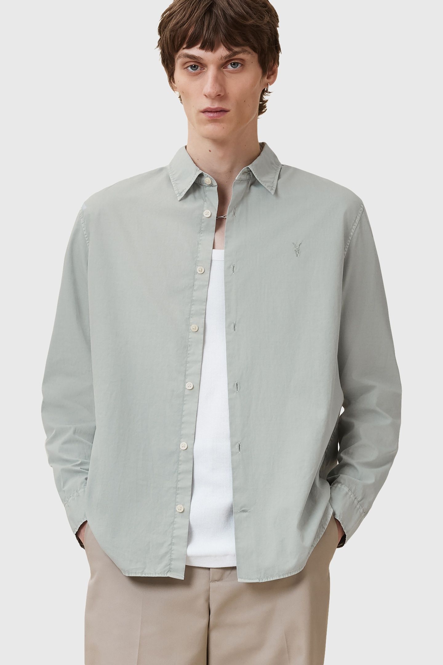 TAHOE LS SHIRT SLATE GREEN 1