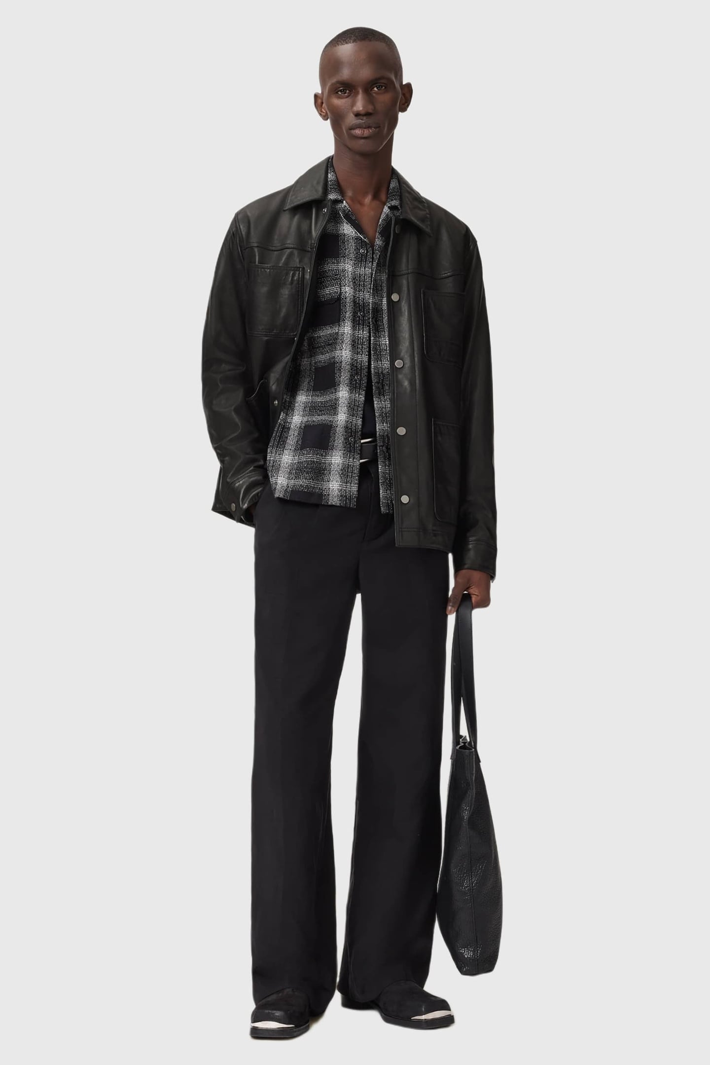 TESHIO LS SHIRT BLACK 6